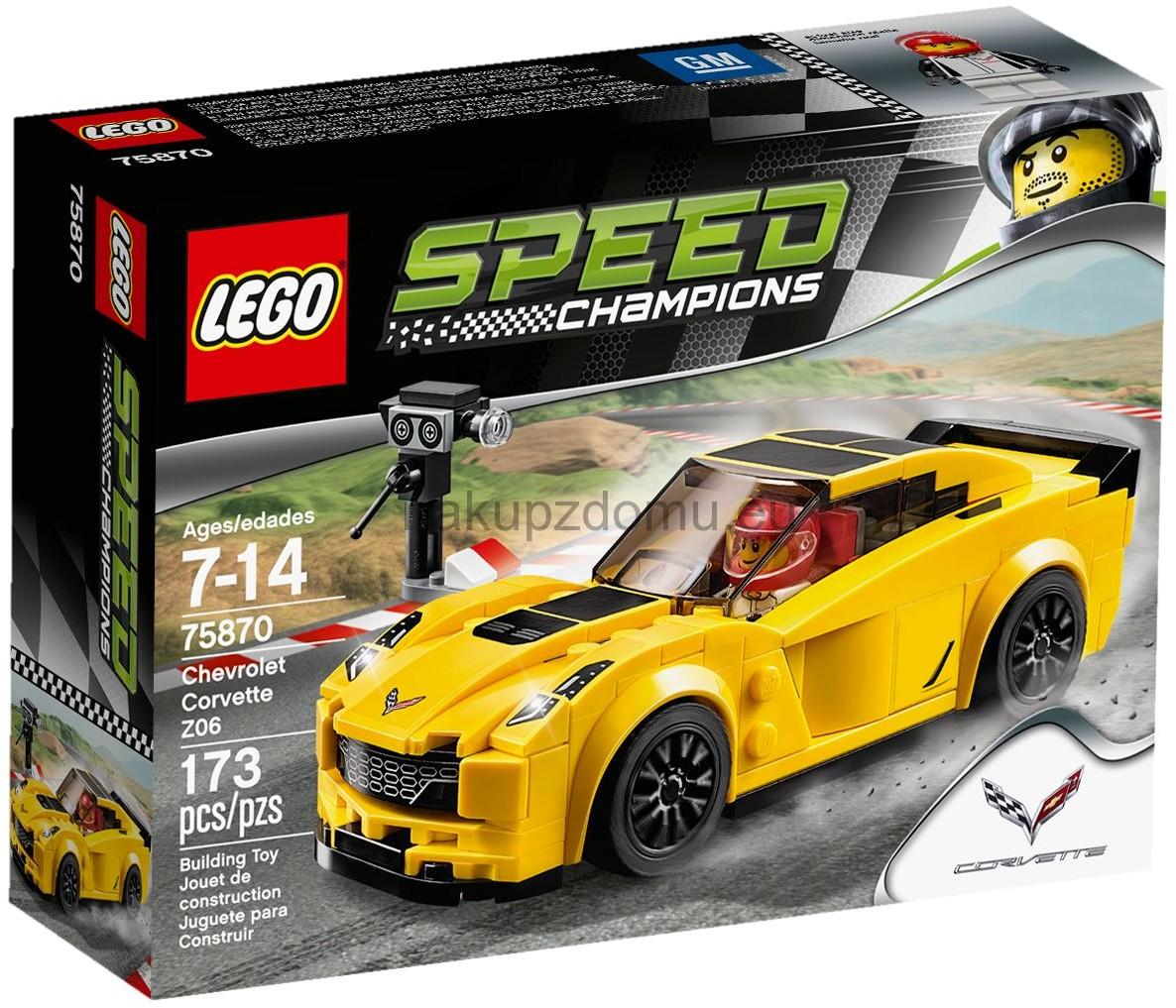 LEGO Speed Champions 75870 Chevrolet Corvette Z06 - 2.jakost