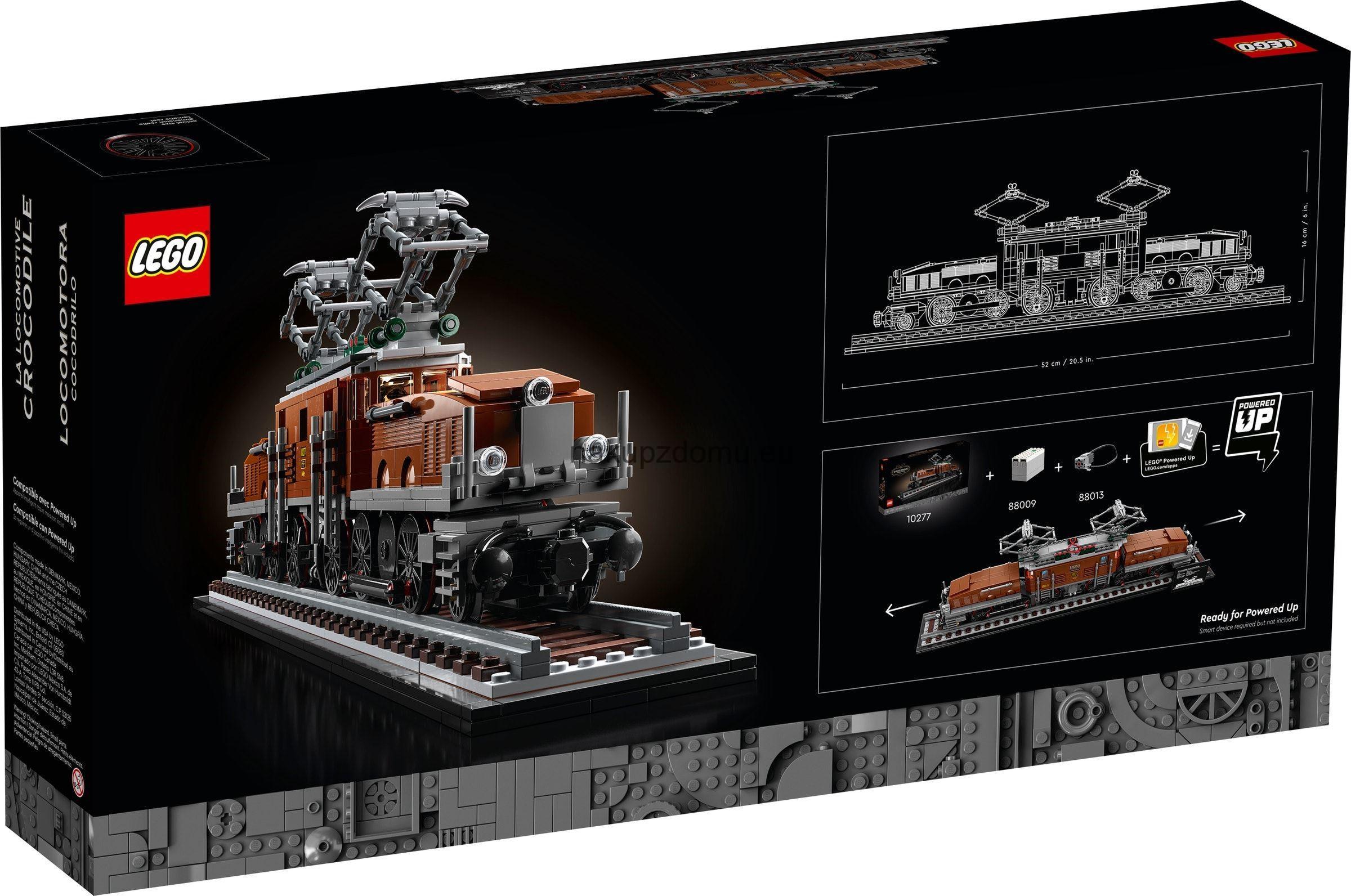 LEGO Creator 10277 Lokomotiva Krokodýl -2.jakost