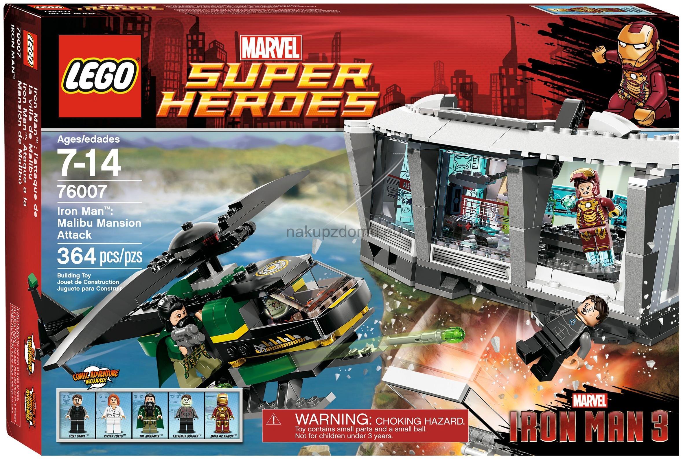 LEGO Super Heroes 76007 Iron Man Útok v Malibu