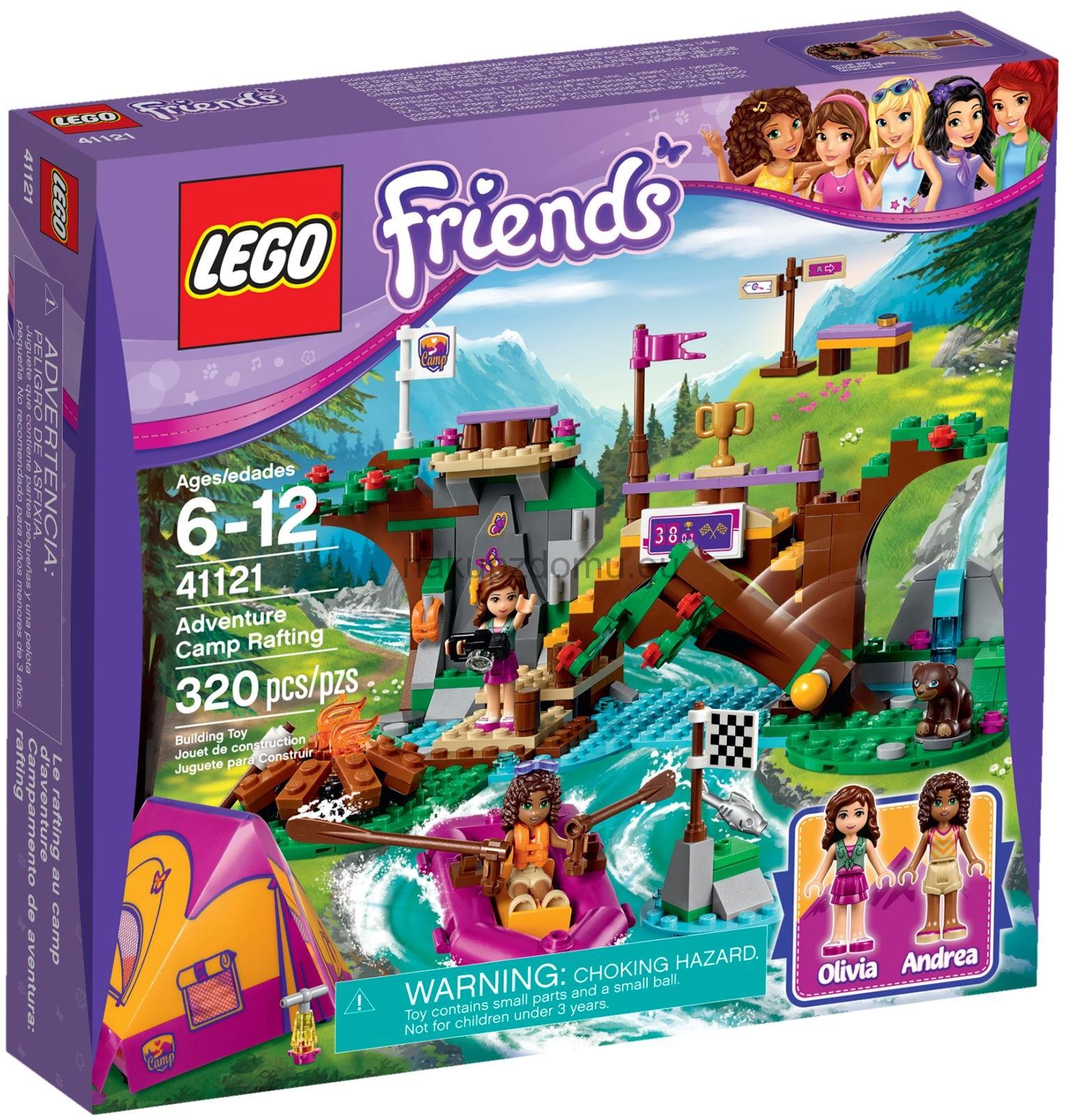 LEGO Friends 41121 Dobrodružný tábor - jízda na divoké vodě