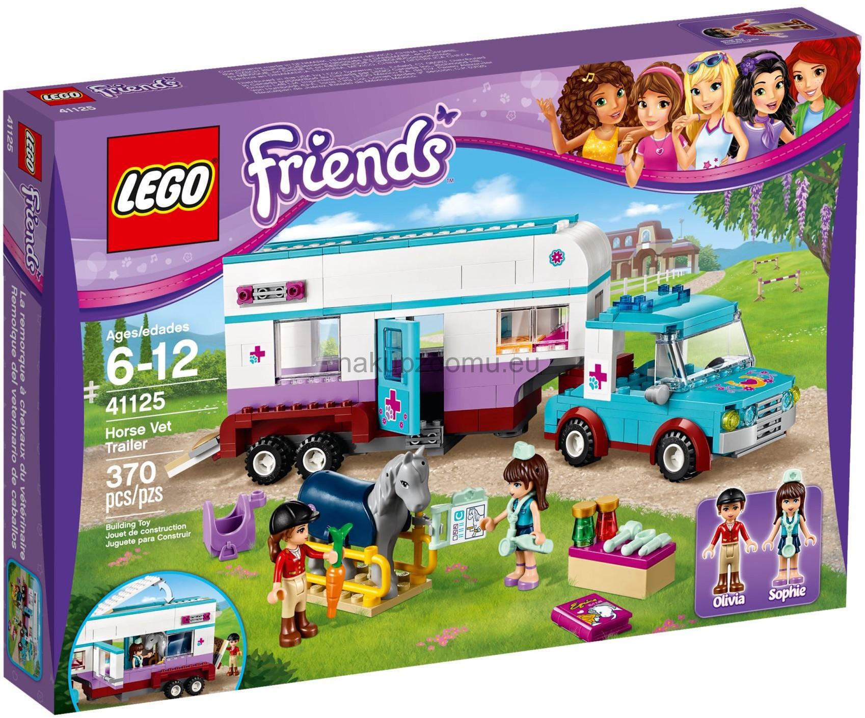 LEGO Friends 41125 Veterinářský přívěs s koněm