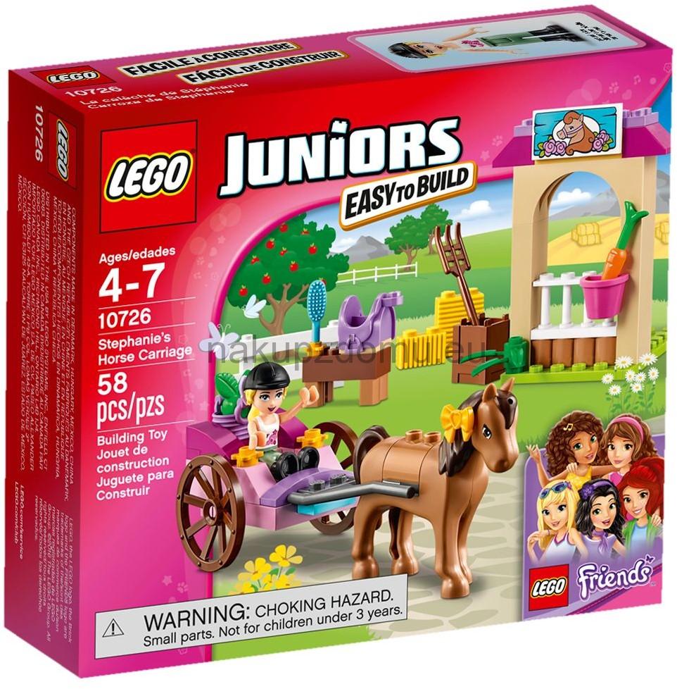 LEGO Juniors 10726 Stephanie a kočár s koníkem