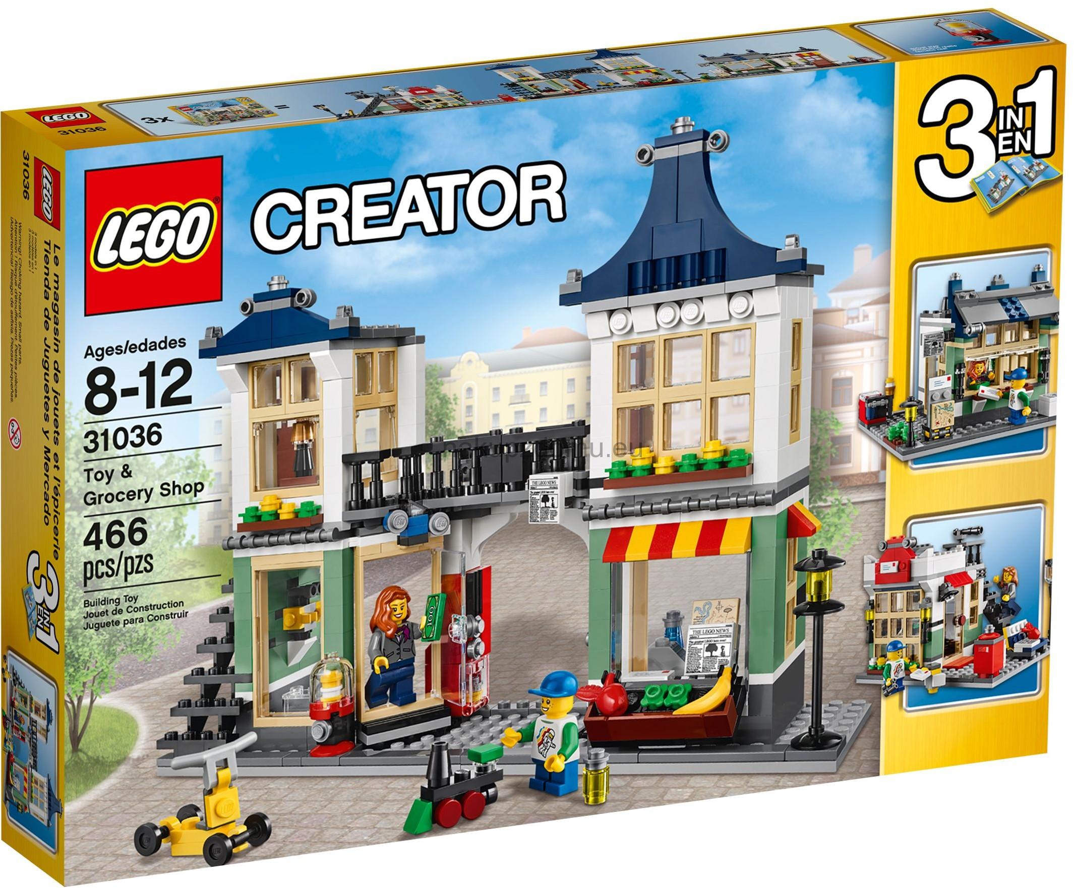 LEGO Creator 31036 Obchod s hračkami a potravinami