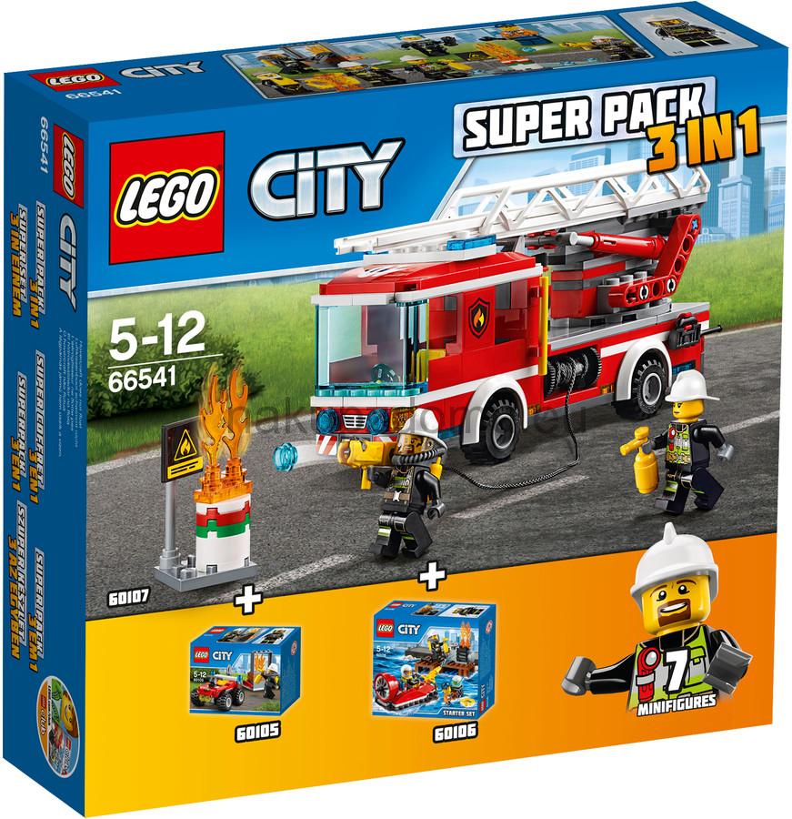 LEGO City 66541 Hasiči Superpack 3v1