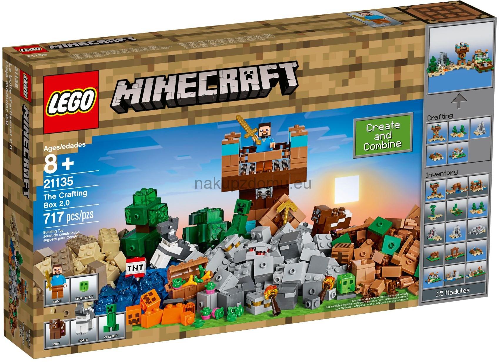 LEGO Minecraft 21135 Kreativní box 2.0