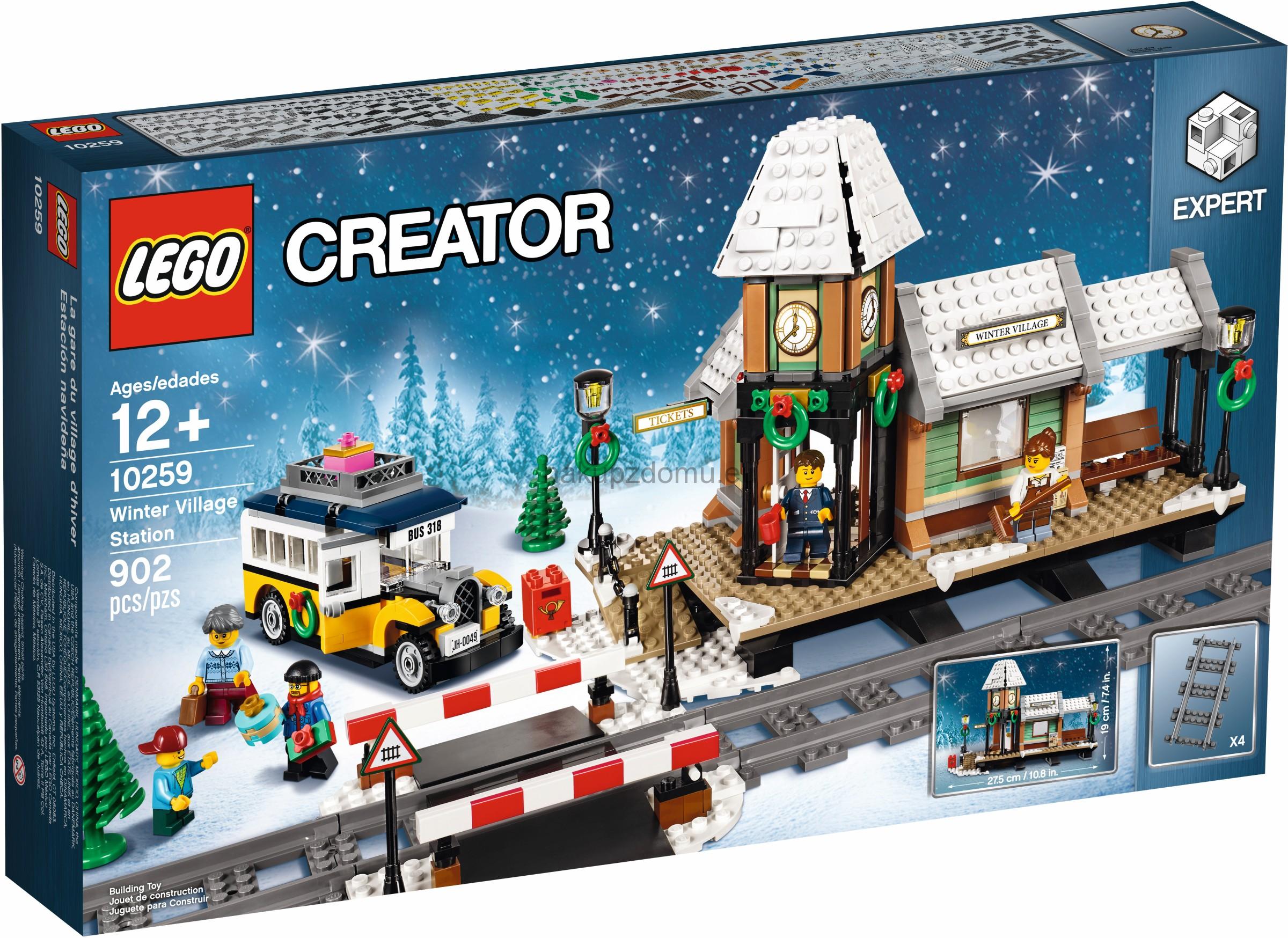 LEGO Creator 10259 Nádraží v zasněžené vesnici