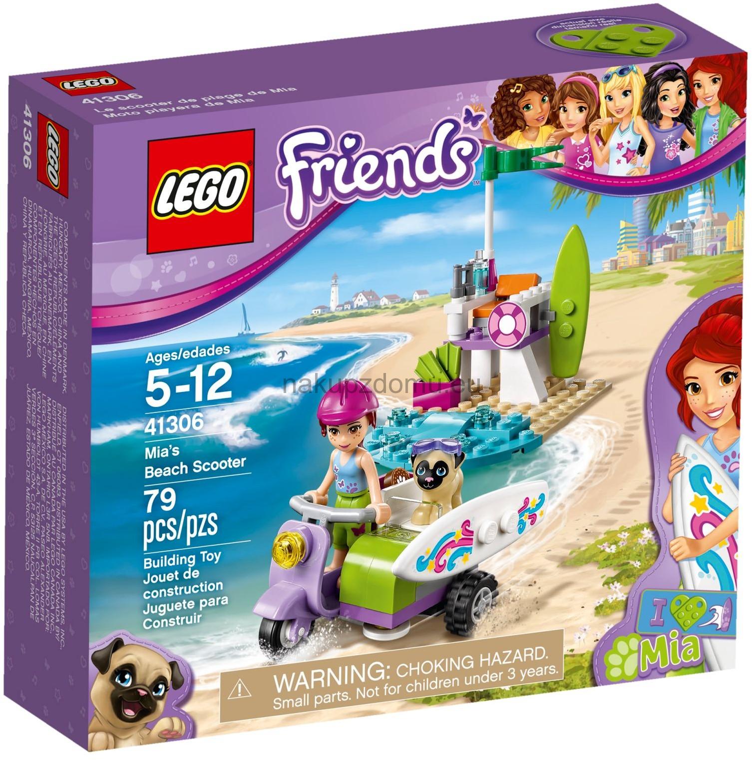 LEGO Friends 41306 Mia a plážový skútr