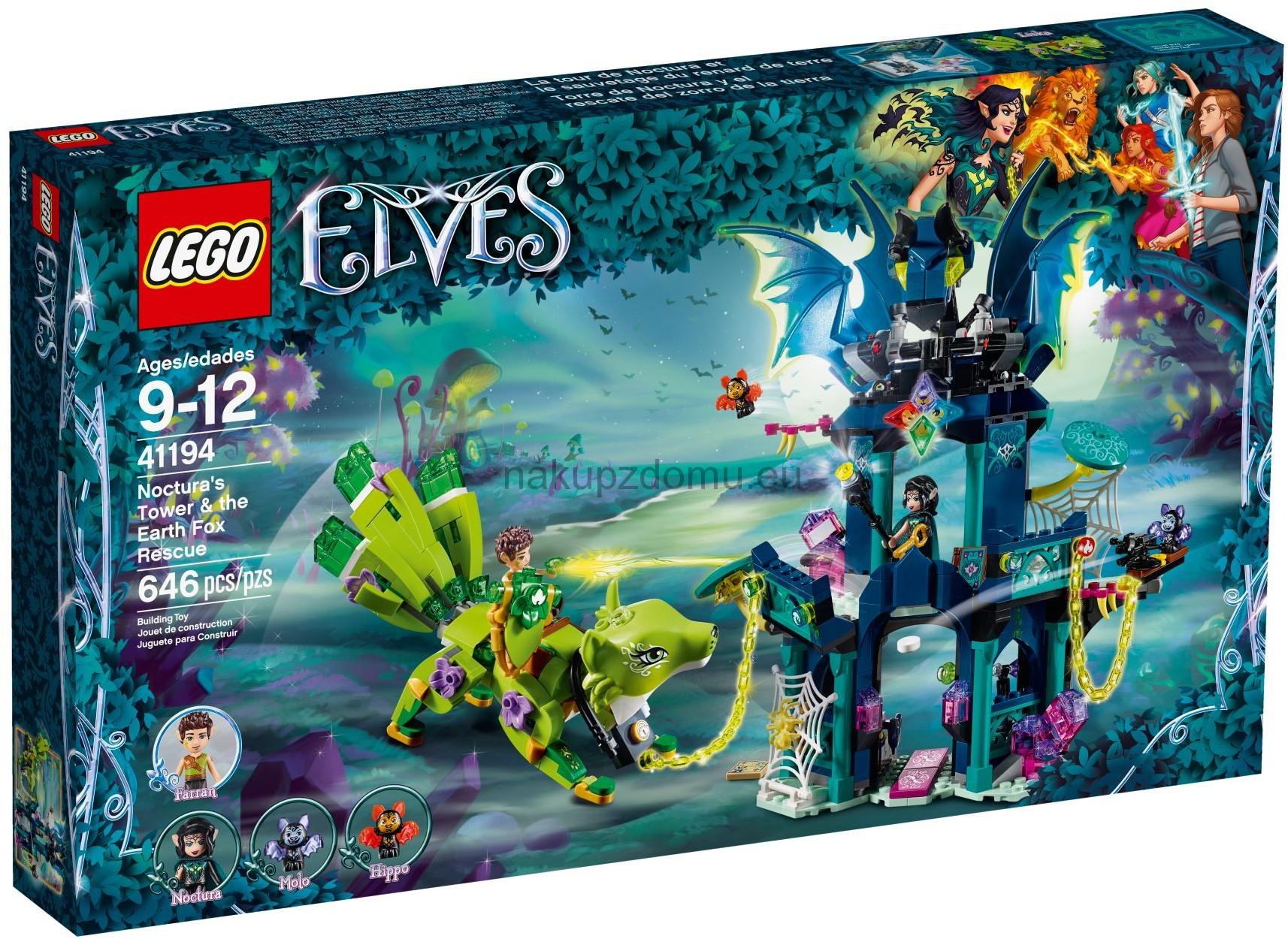 LEGO Elves 41194 Noctuřina věž a záchrana zemní lišky
