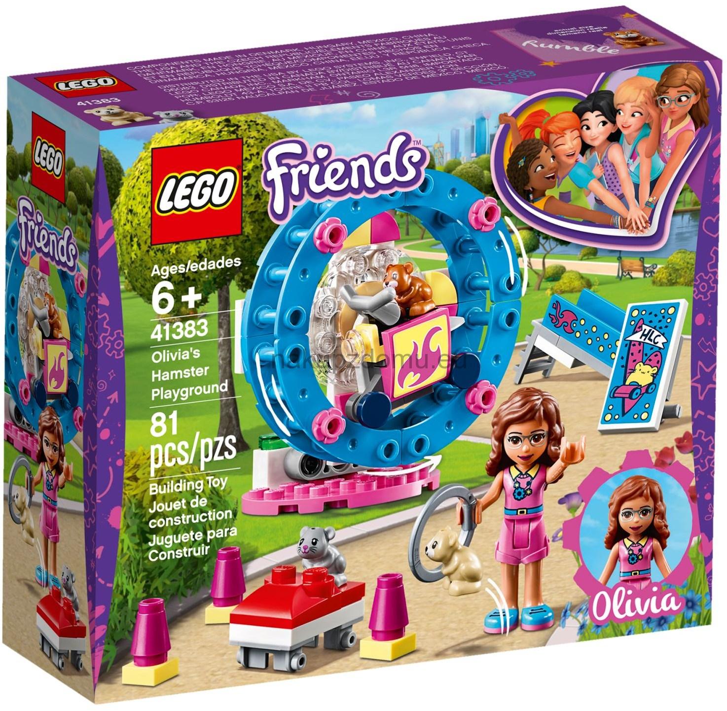 LEGO Friends 41383 Hřiště pro Oliviiny křečky