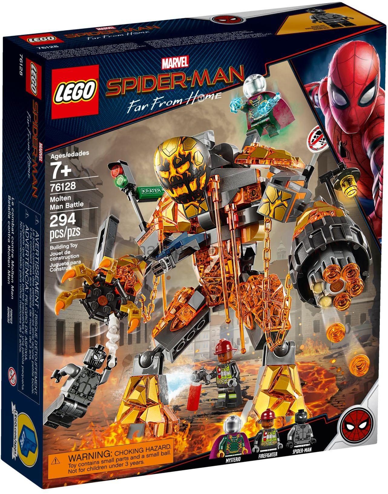 LEGO Super Heroes 76128 Boj s Molten Manem