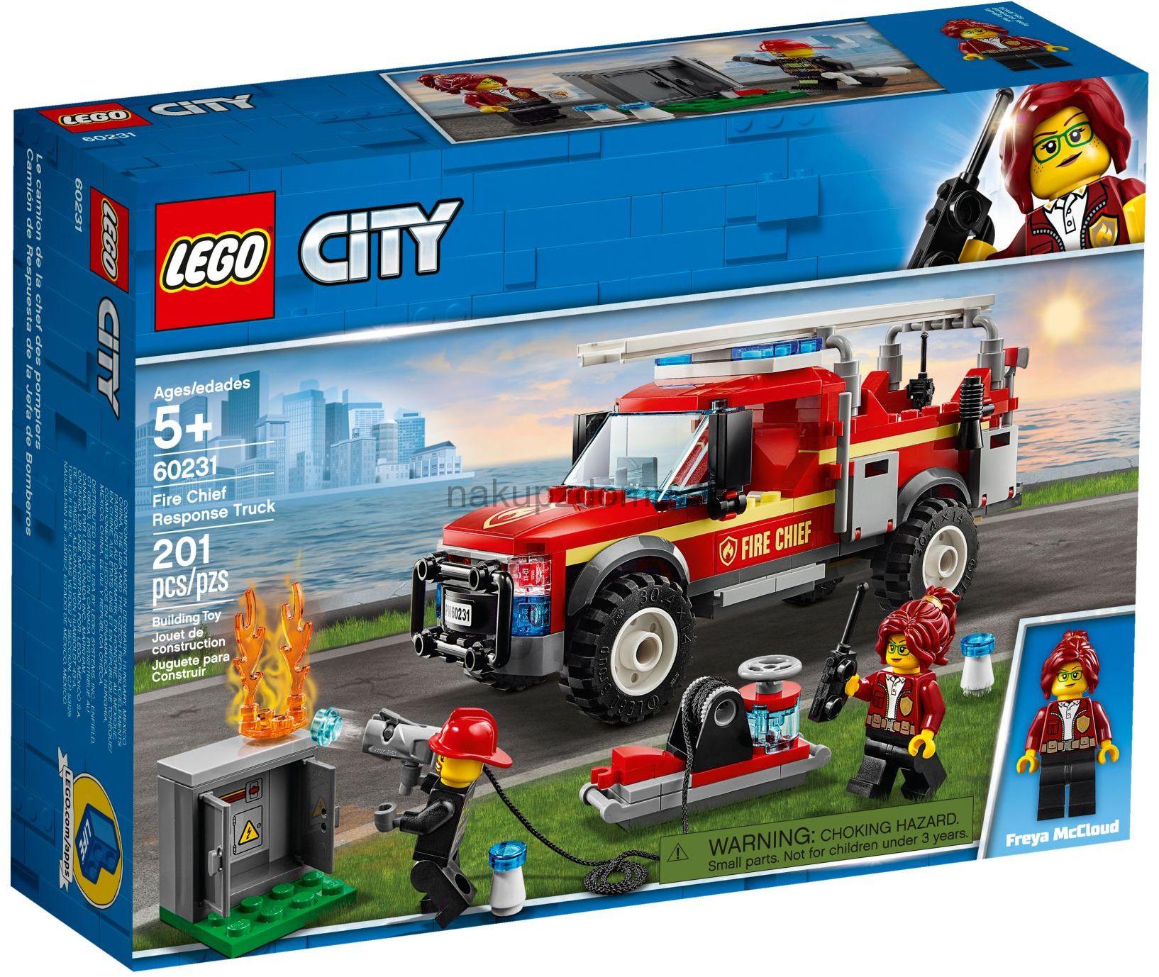LEGO City 60231 Zásahový vůz velitelky hasičů