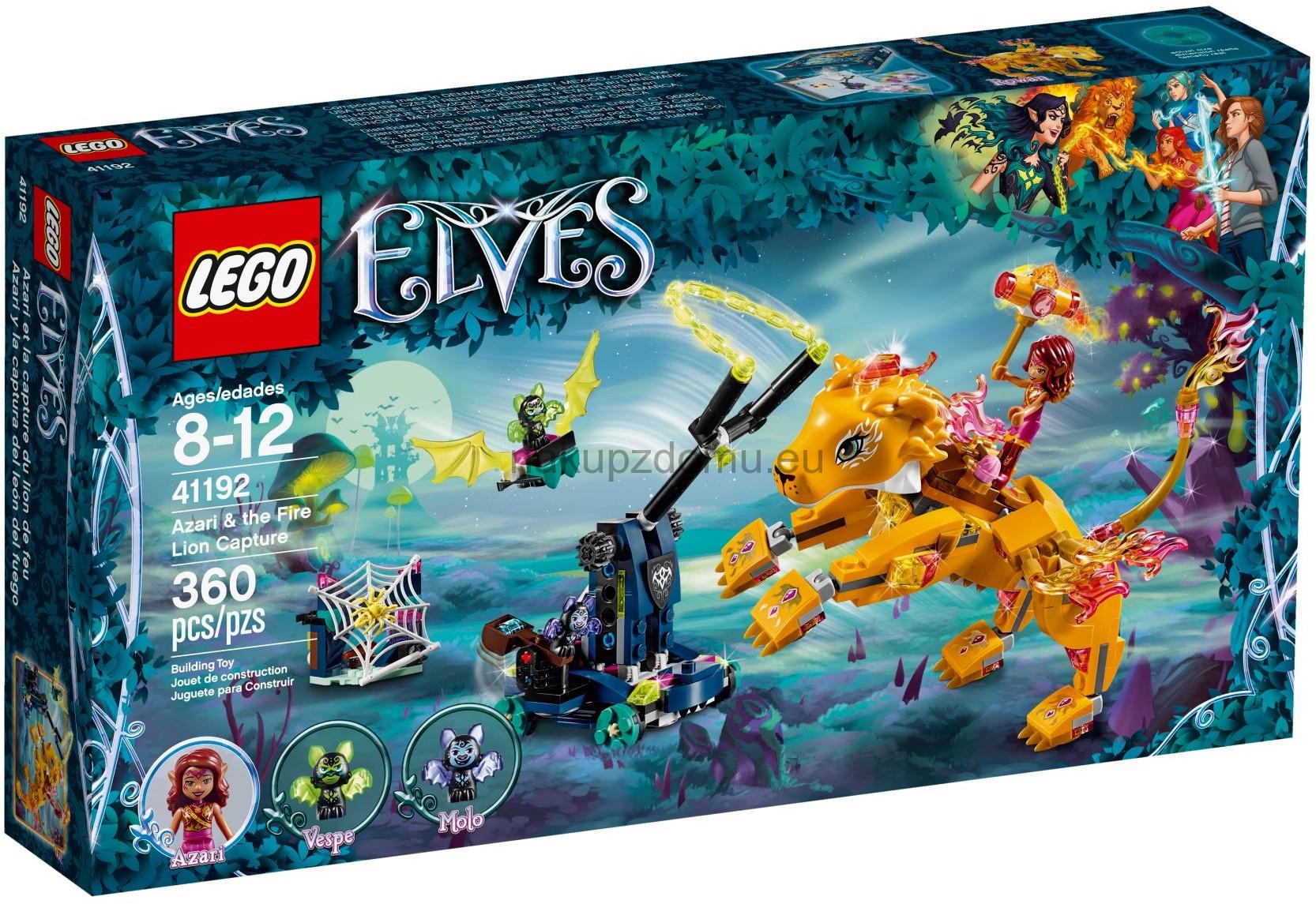 LEGO Elves 41192 Azari a chycení ohnivého lva