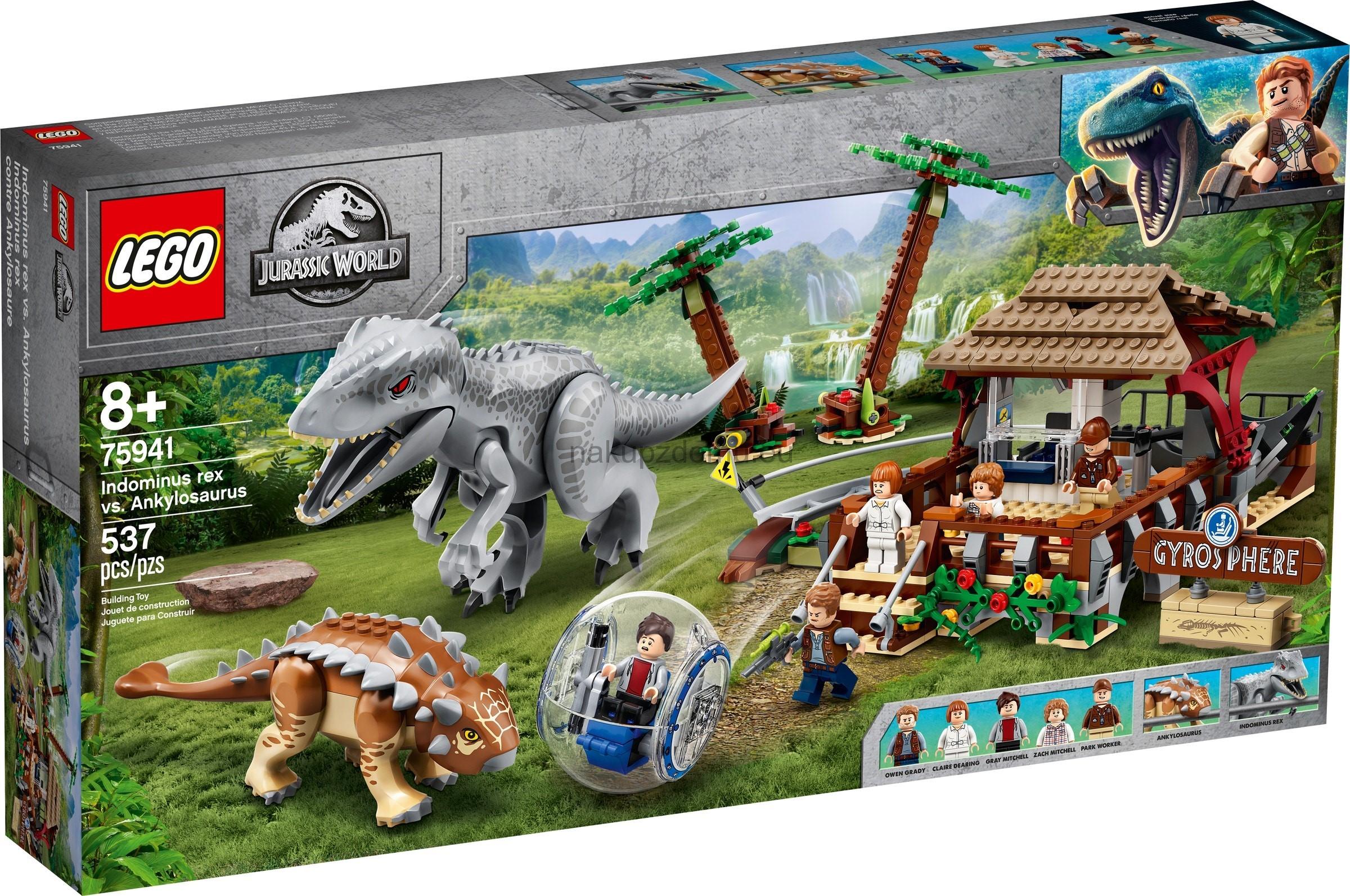 LEGO Jurassic World 75941 Indominus rex vs. ankylosaurus