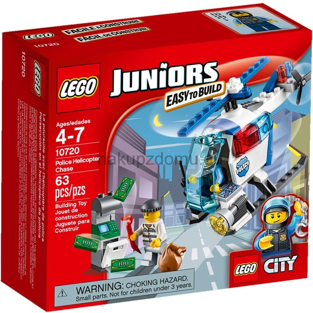 LEGO Juniors 10720 Pronásledování s policejní helikoptérou