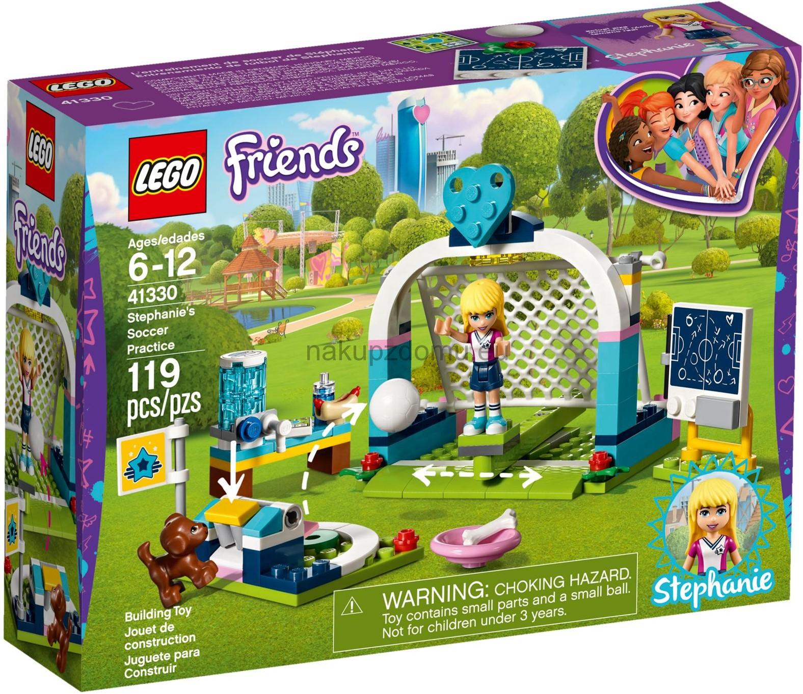 LEGO Friends 41330 Stephanie na fotbalovém tréninku