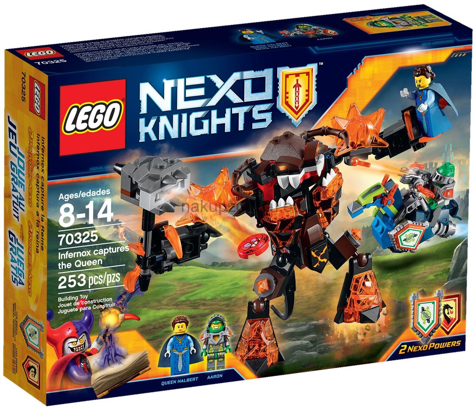 LEGO Nexo Knights 70325 Infermox zajal královnu