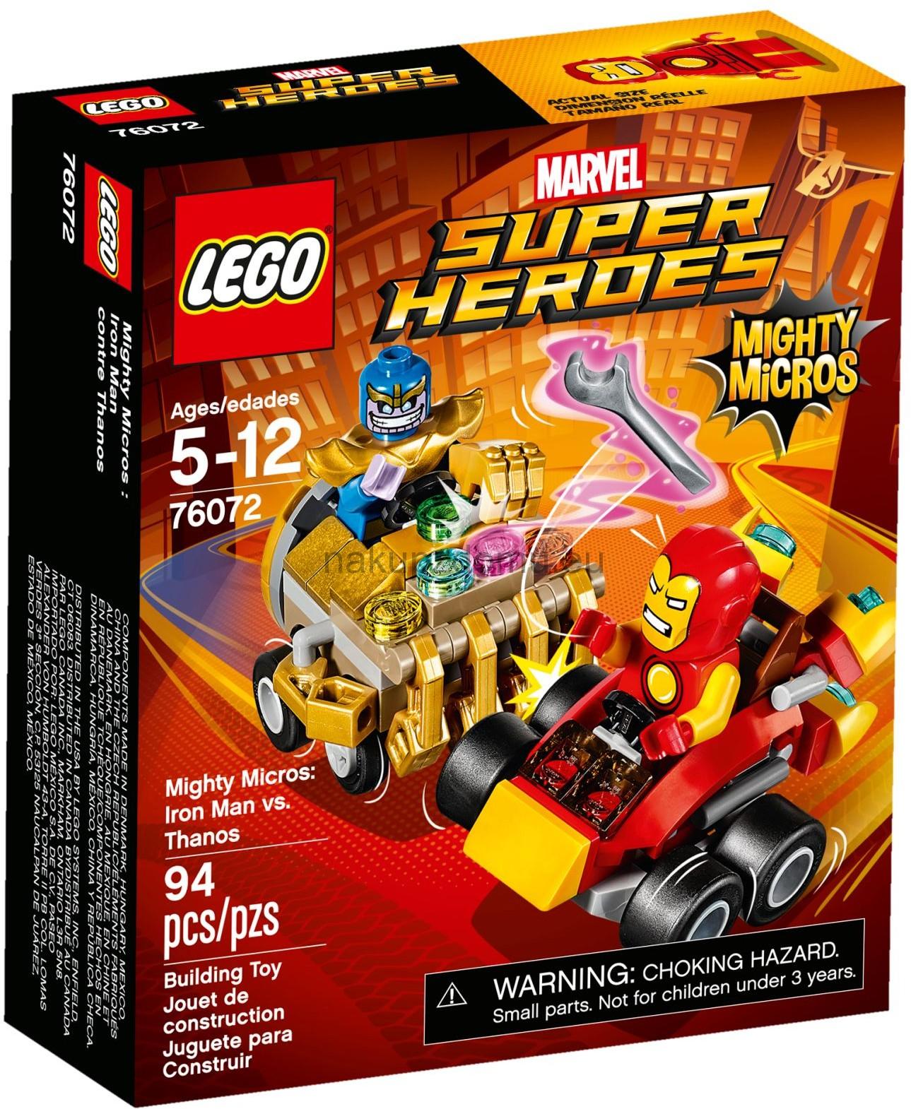 LEGO Super Heroes 76072 Mighty Micros: Iron Man vs. Thanos