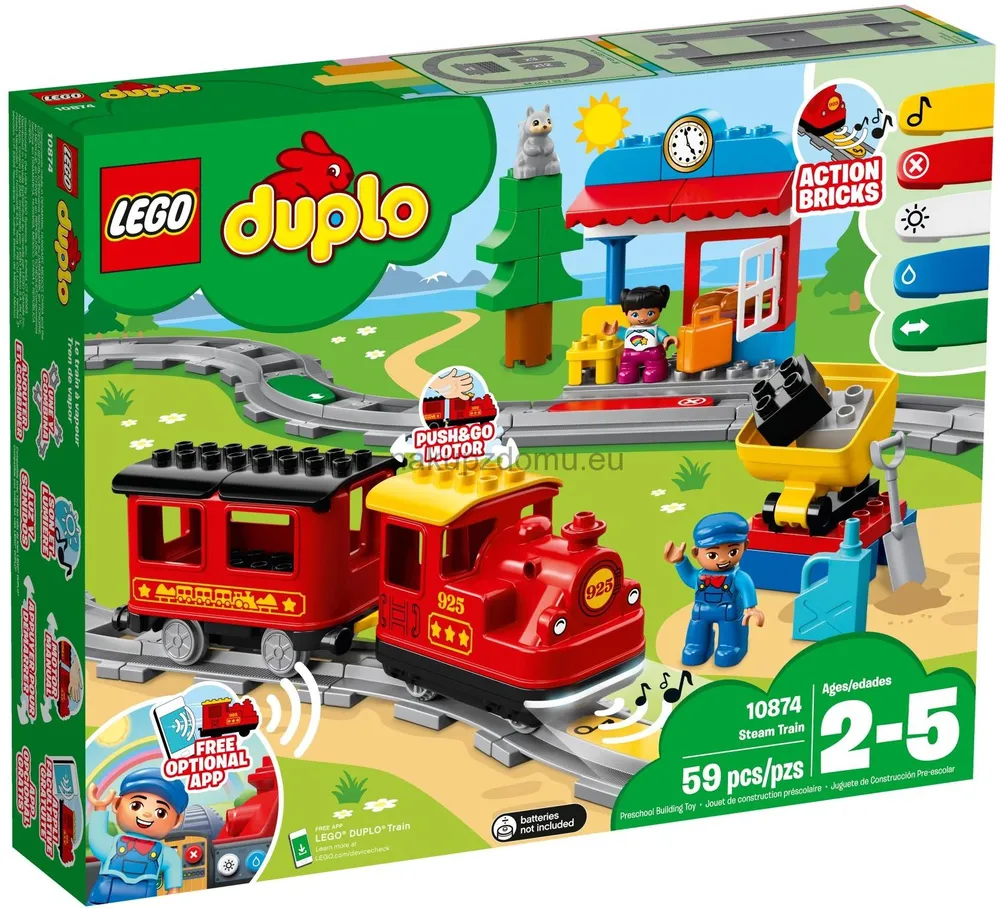LEGO Duplo 10874 Parní vláček