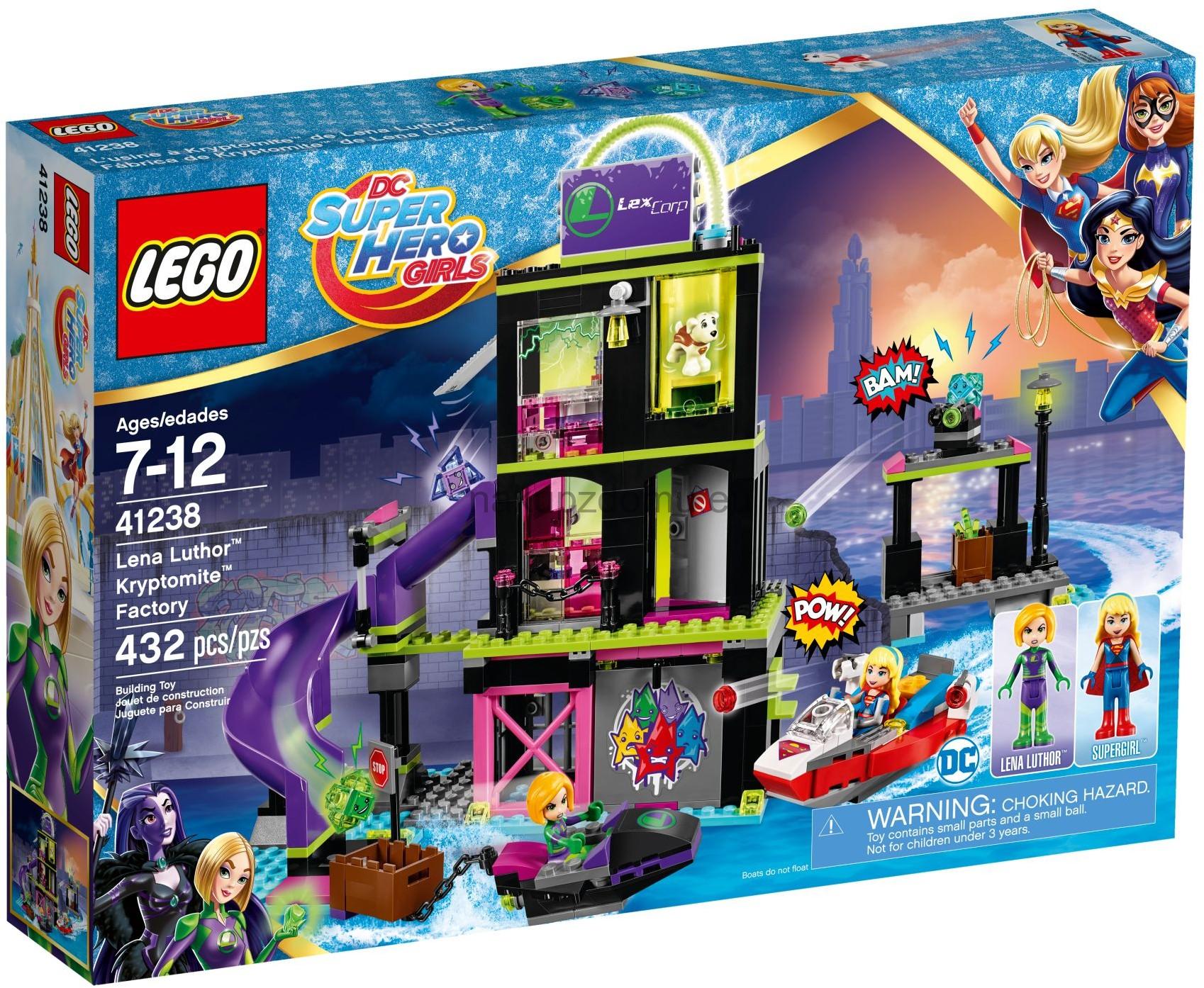 LEGO DC Super Hero 41238 Girls továrna Kryptomitu Leny Luthor