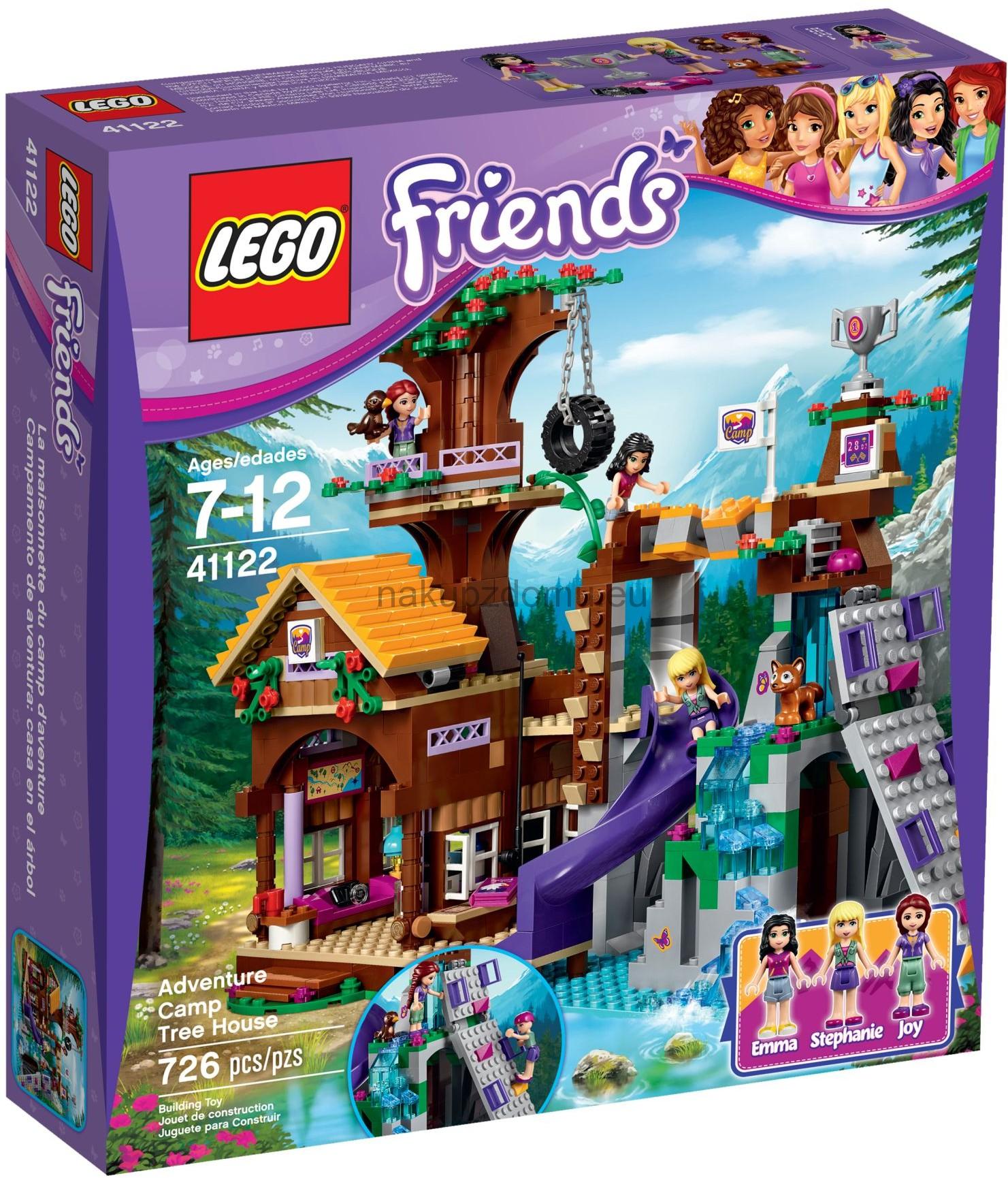 LEGO Friends 41122 Dobrodružný tábor - dům na stromě