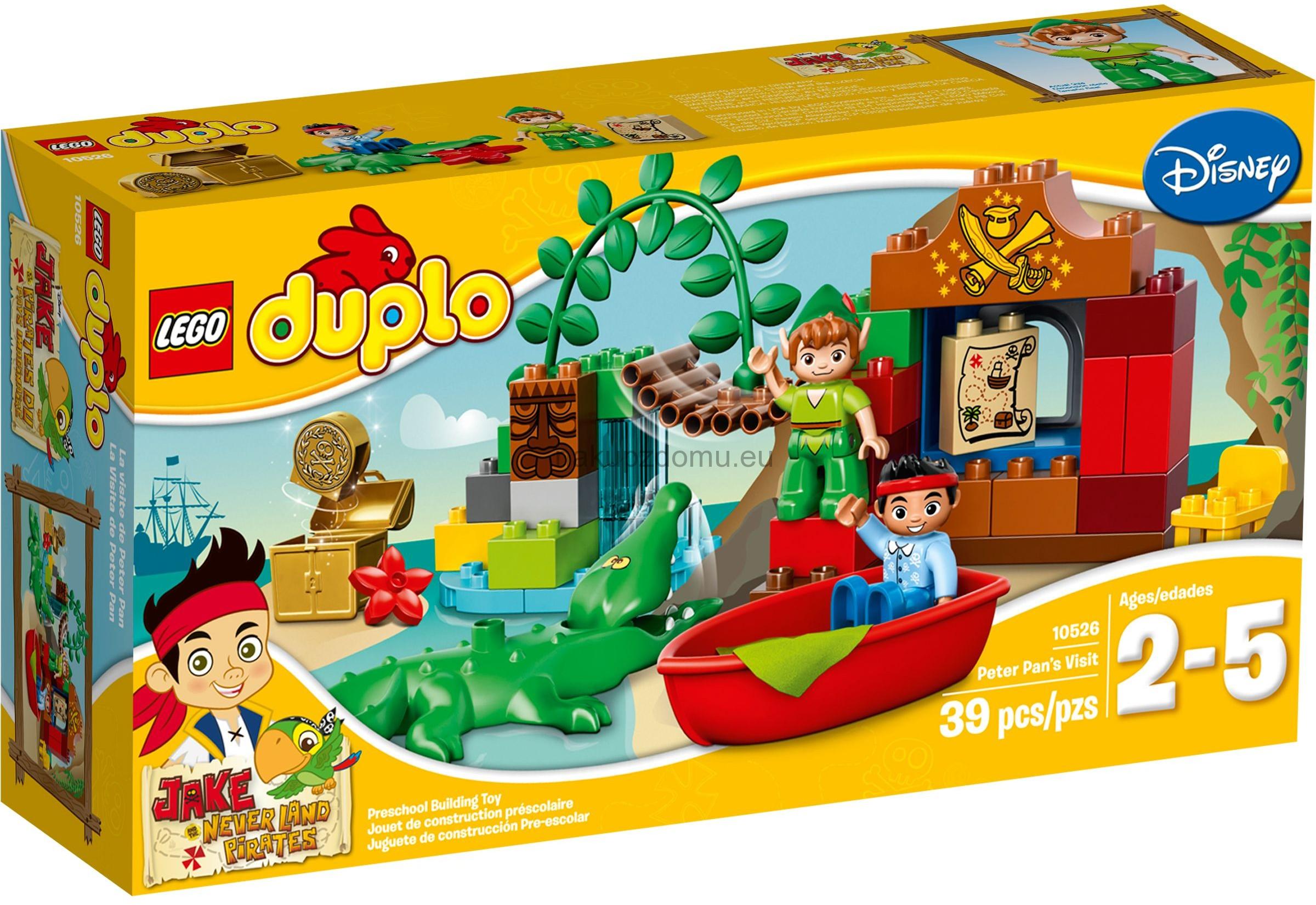 LEGO Duplo 10526 Pirát Jake Peter Pan přichází