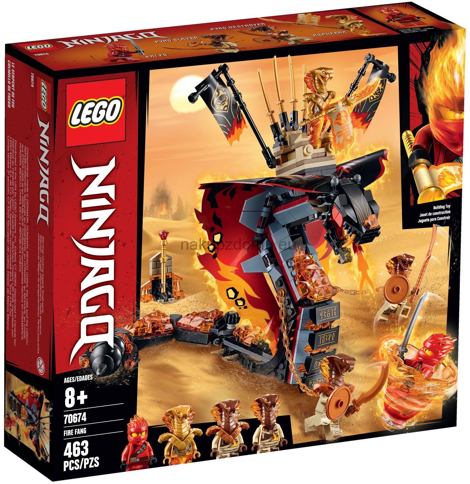 LEGO Ninjago 70674 Ohnivý tesák