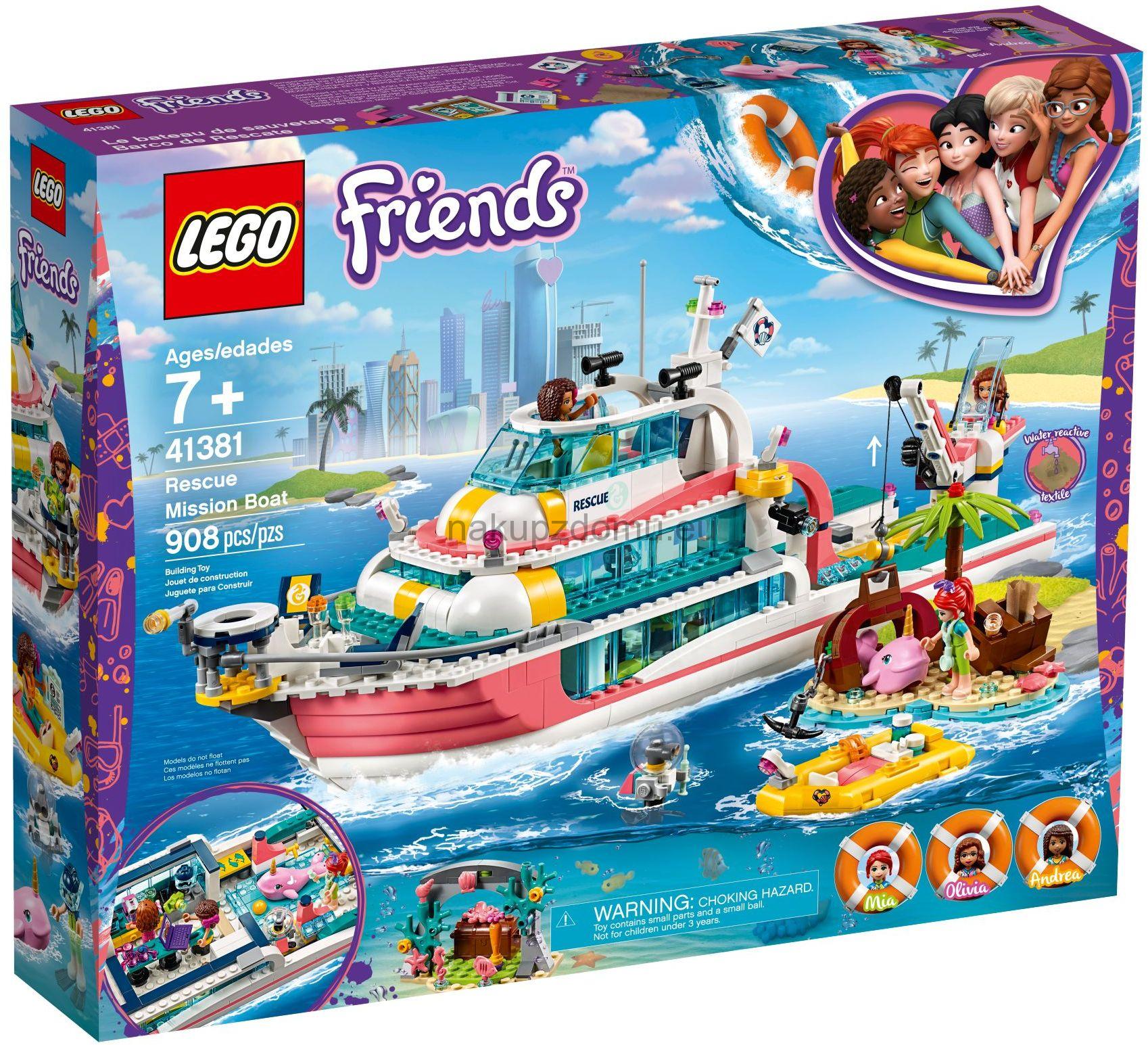 LEGO Friends 41381 Záchranný člun