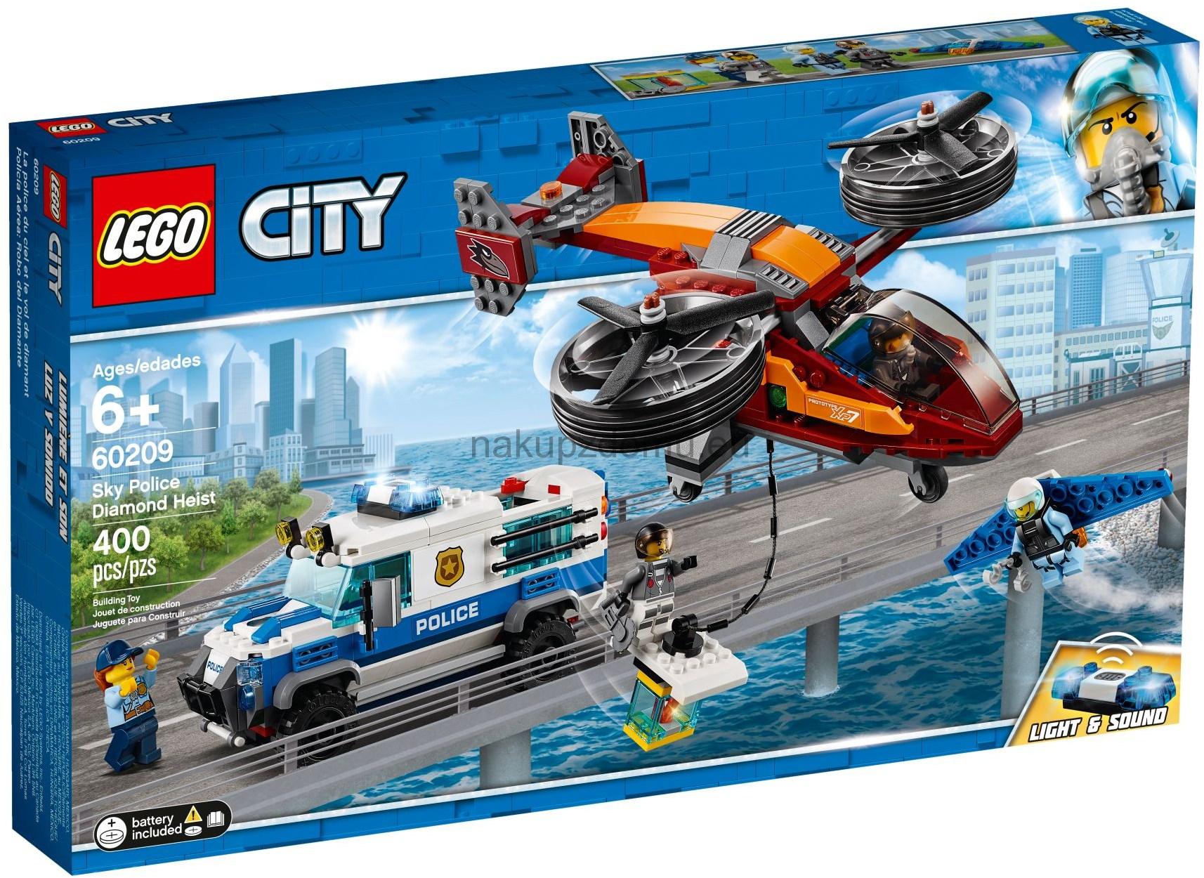 LEGO City 60209 Letecká policie a loupež diamantu