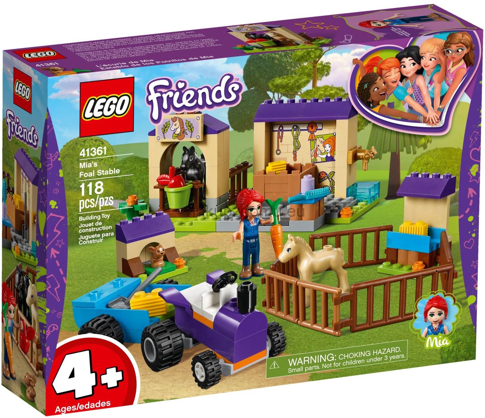 LEGO Friends 41361 Mia a stáj pro hříbata