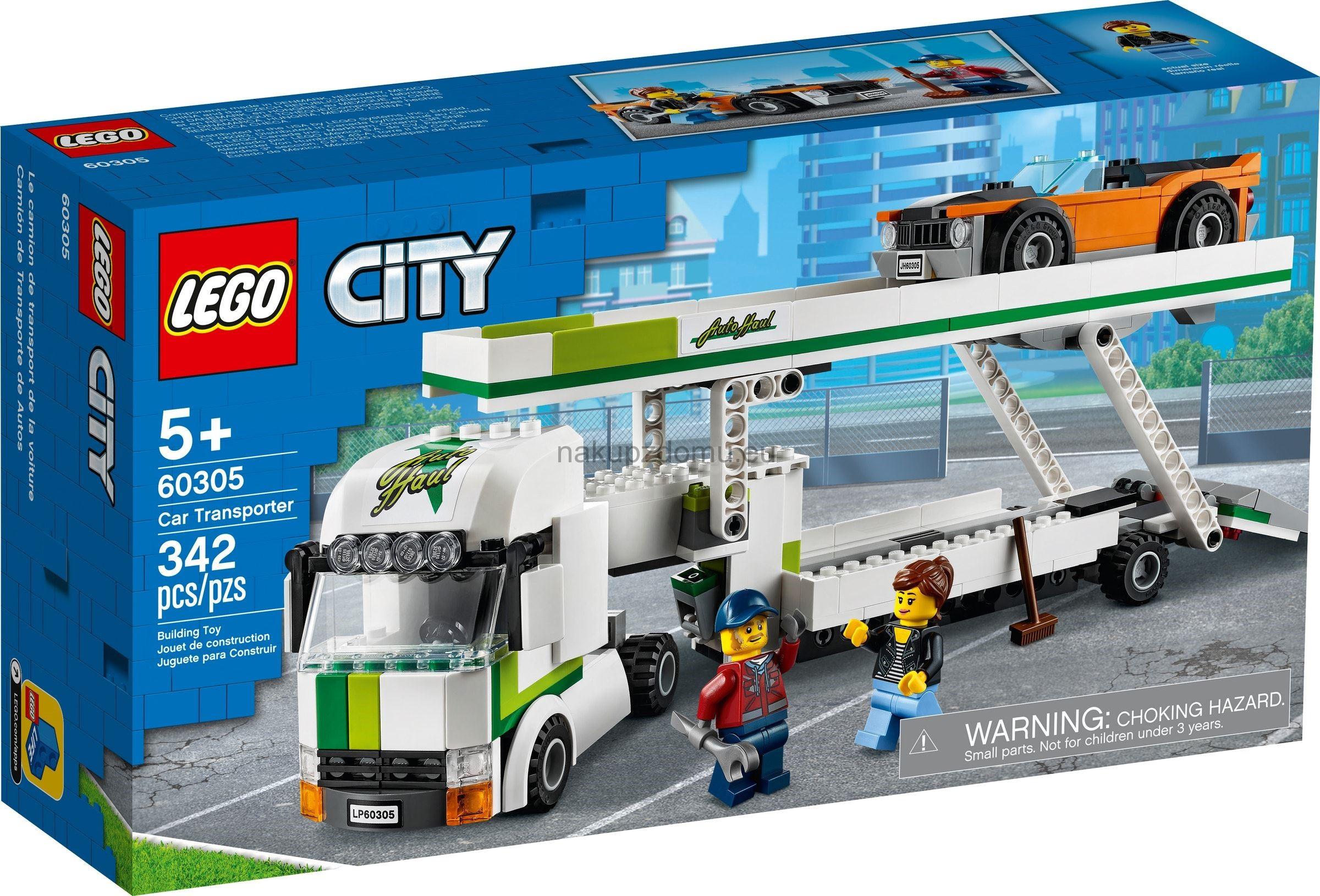 LEGO City 60305 Kamion pro přepravu aut