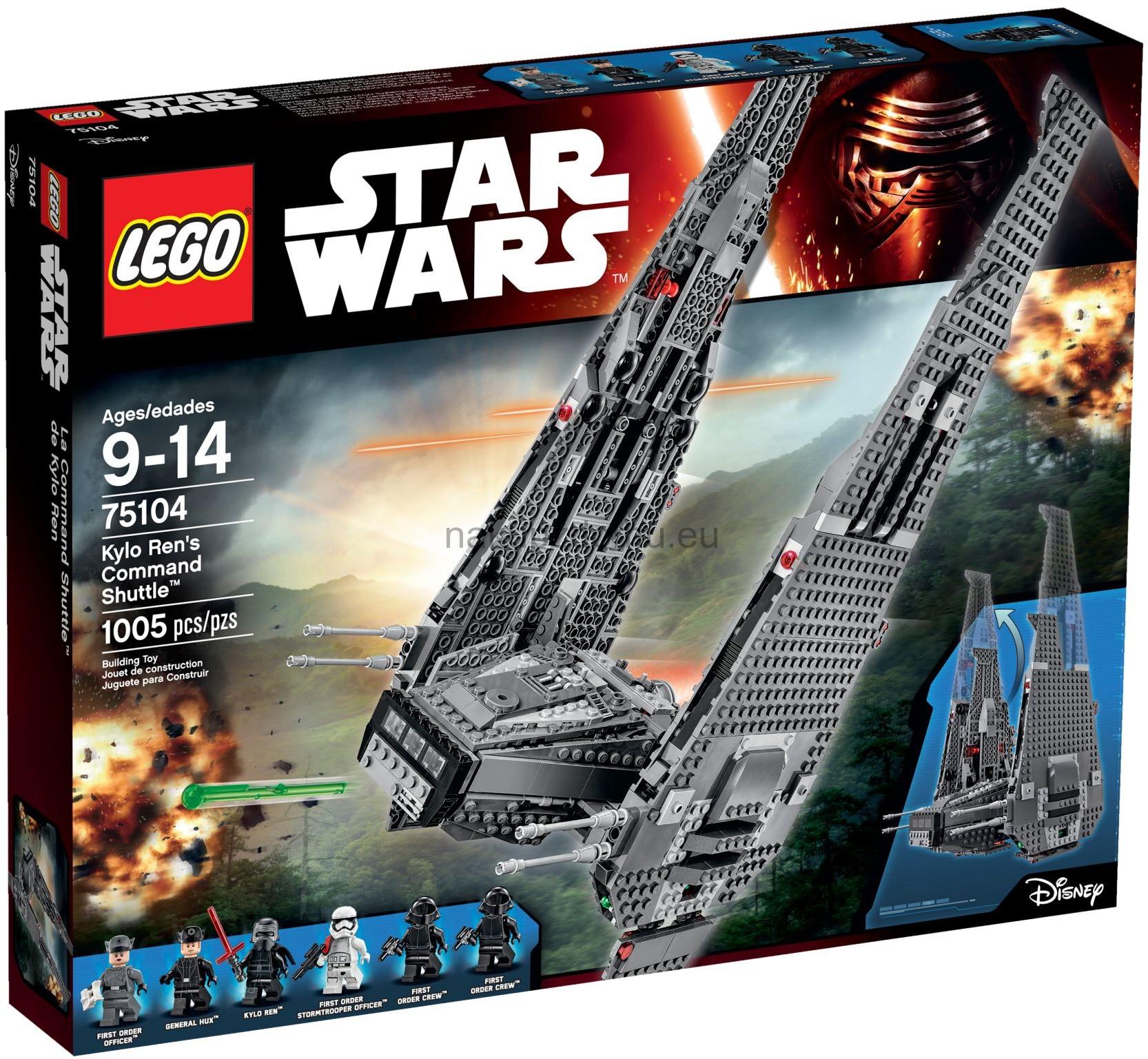 LEGO Star Wars 75104 Kylo Renova velitelská loď (poškozený obal)