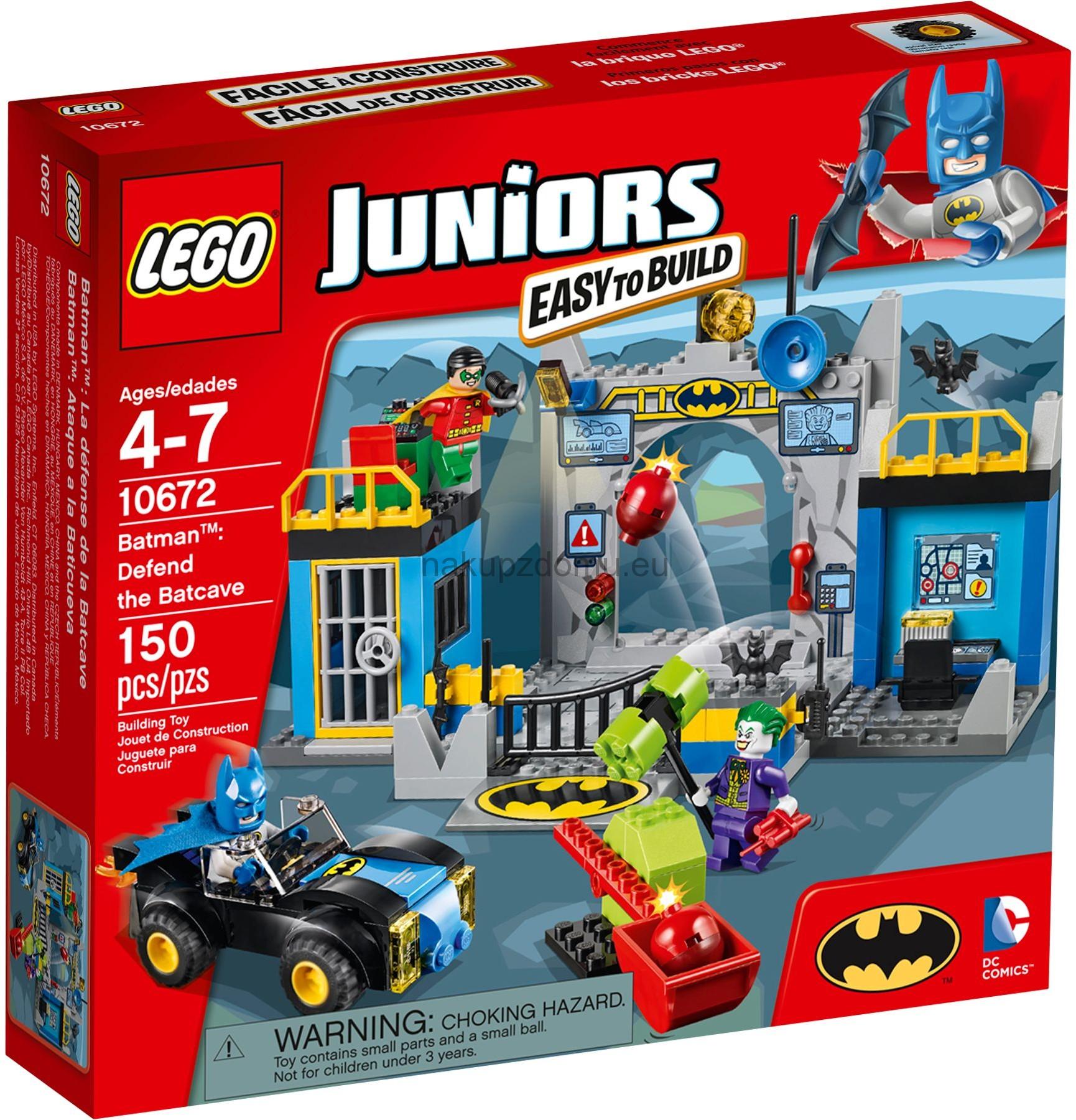 LEGO Juniors 10672 Obrana Batmanovy jeskyně