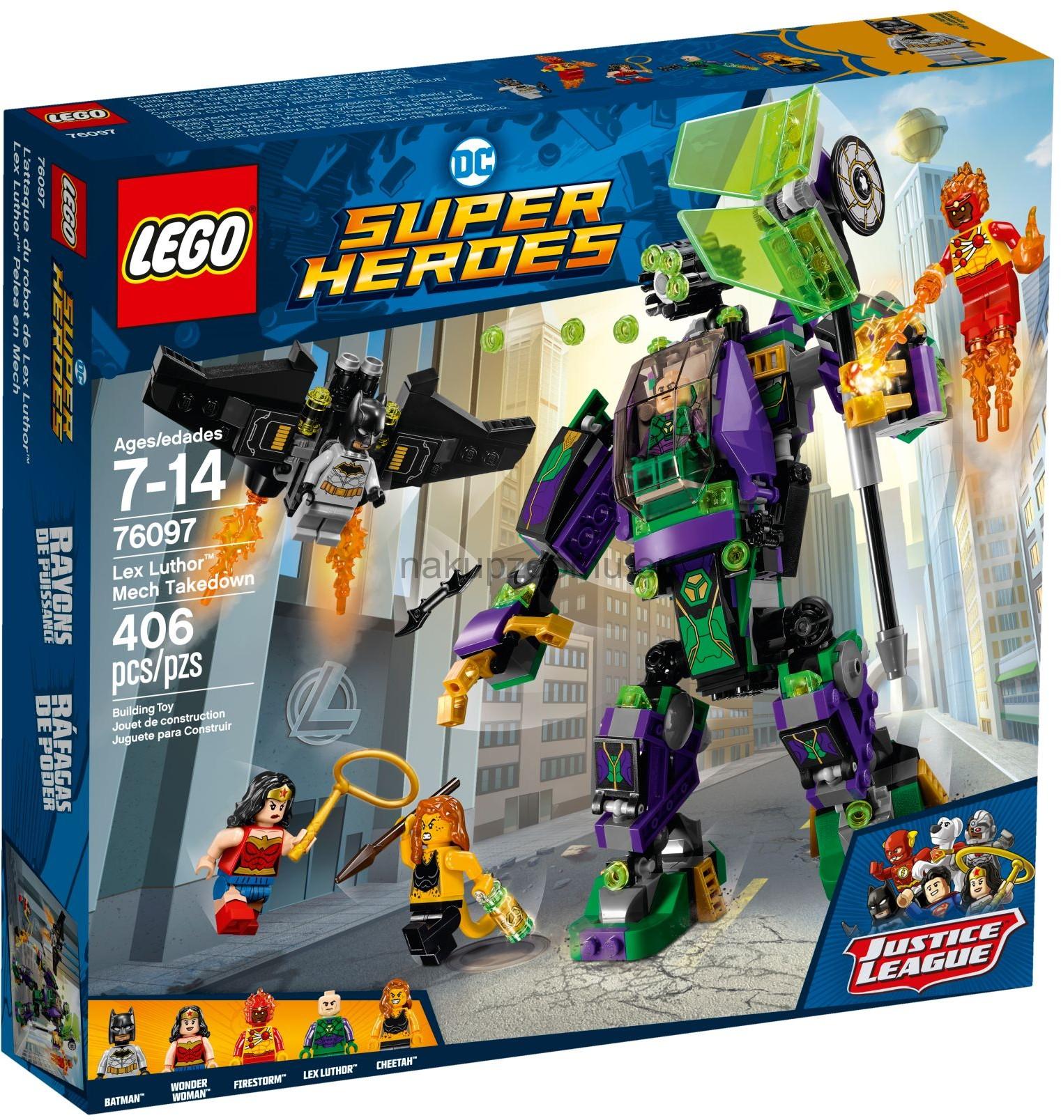 LEGO Super Heroes 76097 Lex Luthor a zničení robota