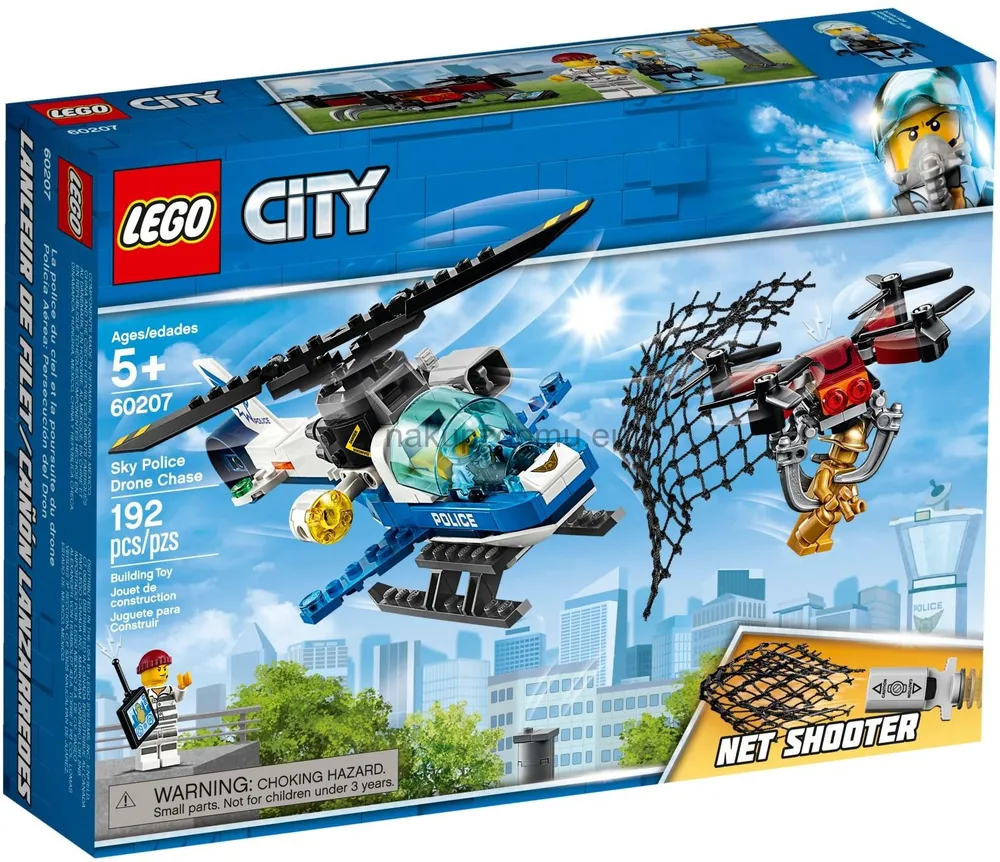 LEGO City 60207 Letecká policie a dron