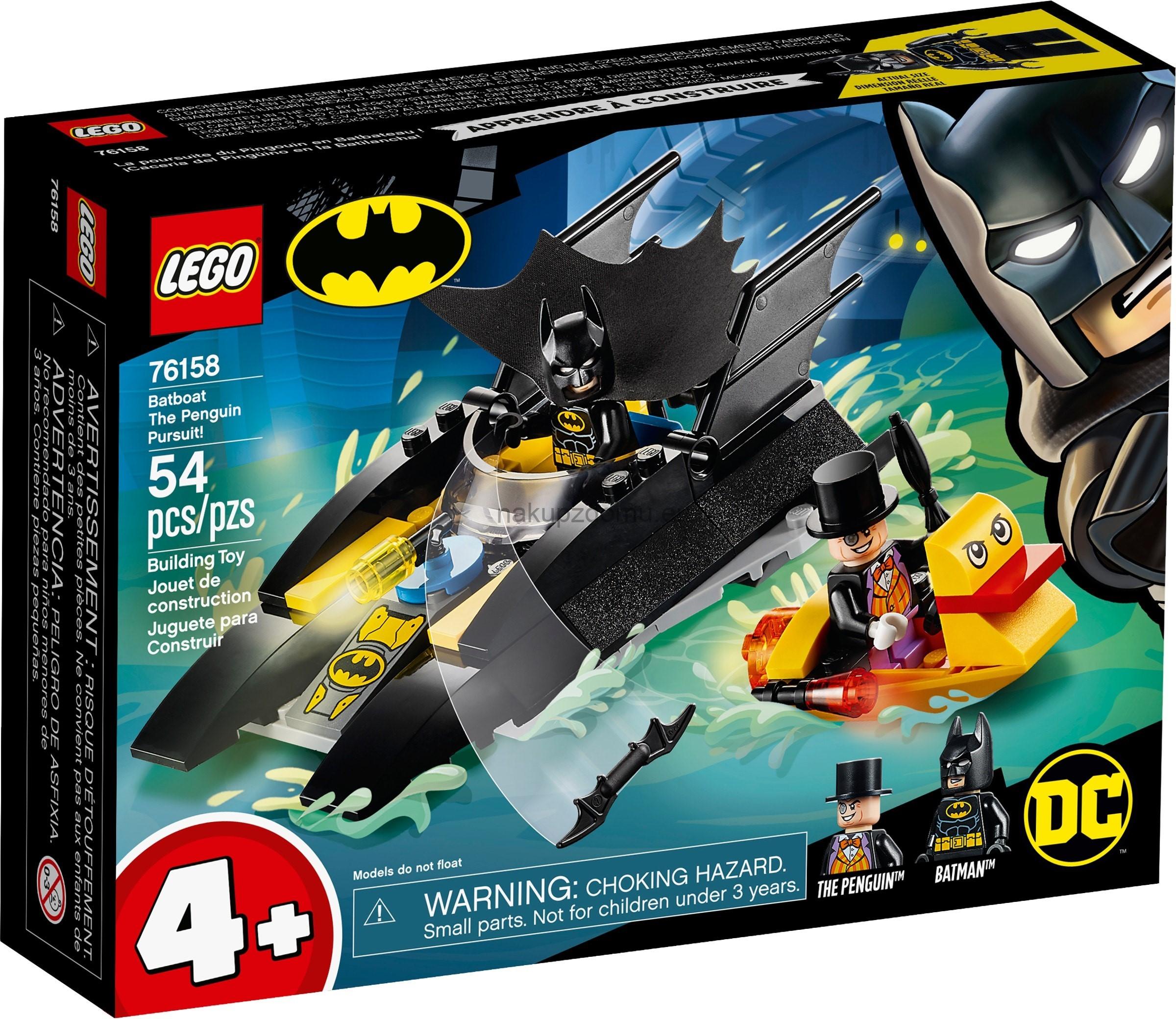 LEGO Super Heroes 76158 Pronásledování Tučňáka v Batmanově lodi
