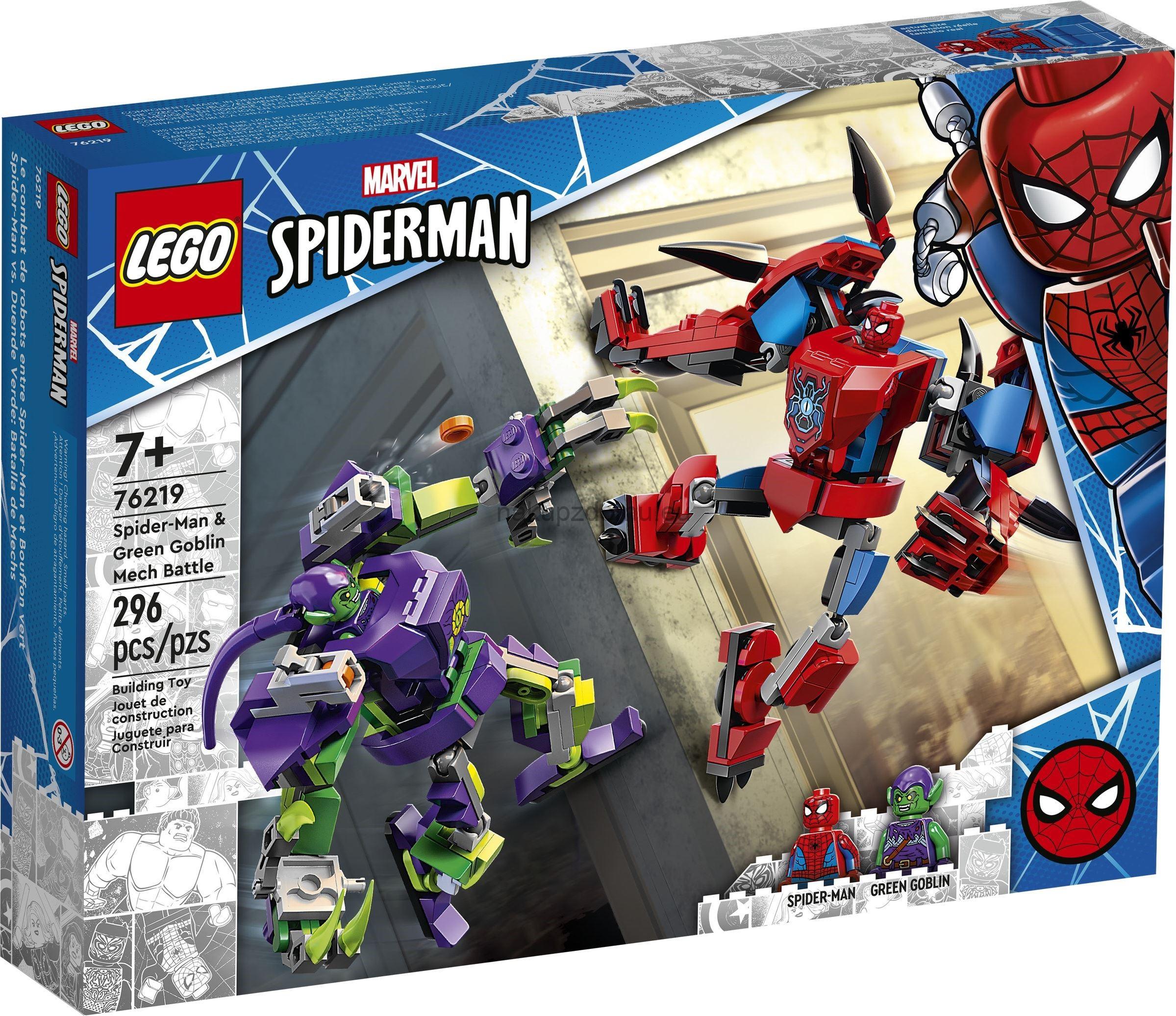 LEGO Marvel 76219 Spider-Man a Green Goblin souboj robotů