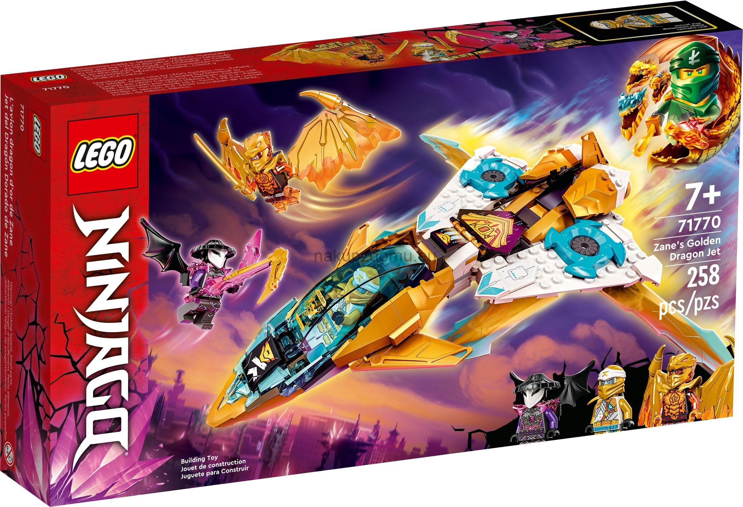 LEGO NINJAGO 71770 Zaneova zlatá dračí stíhačka