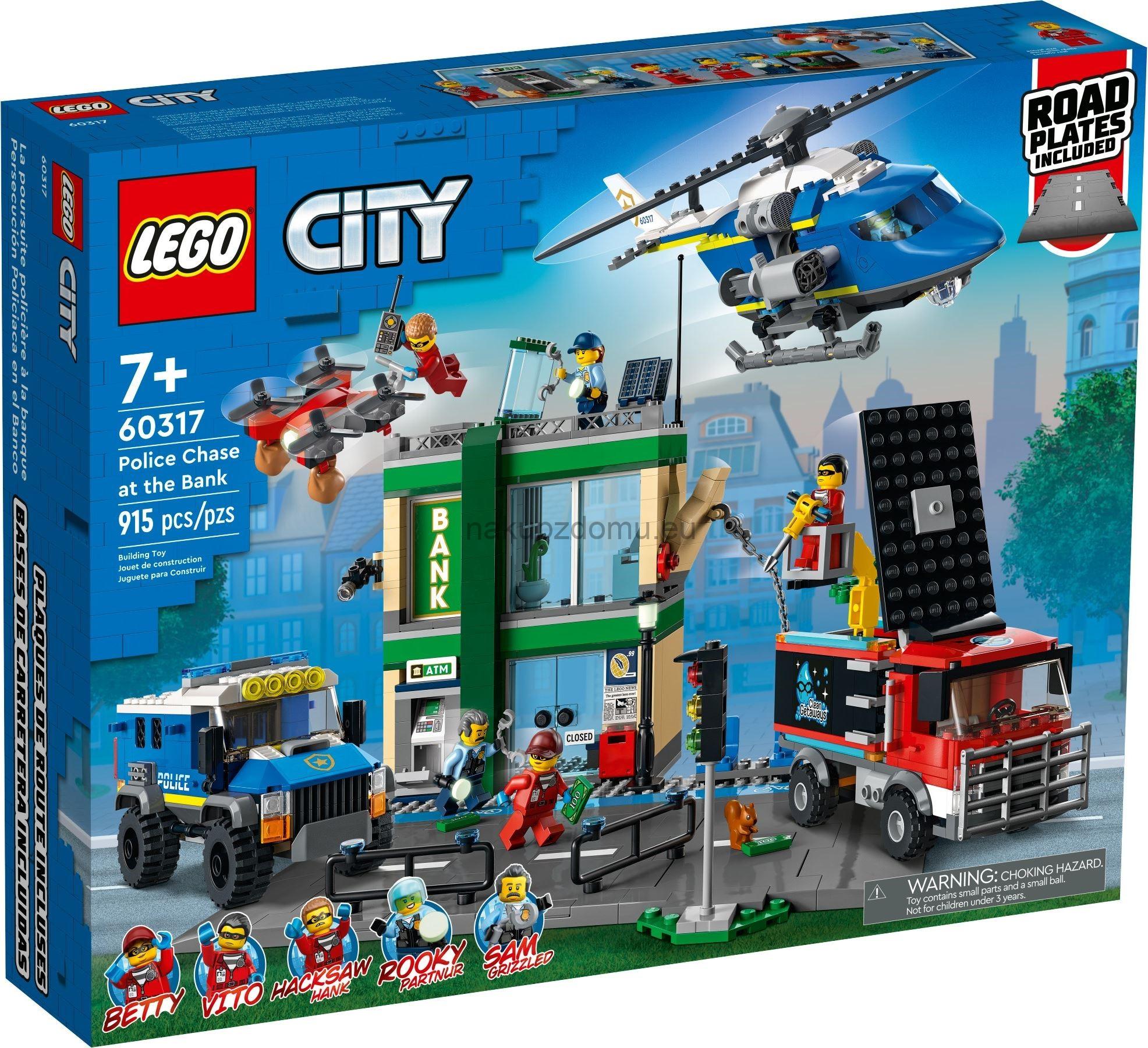 LEGO City 60317 Policejní honička v bance