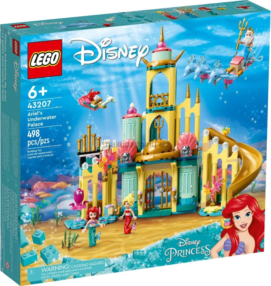 LEGO Disney 43207 Arielin podvodní palác