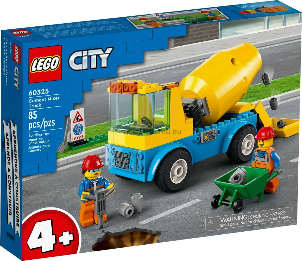 LEGO City 60325 Náklaďák s míchačkou na beton