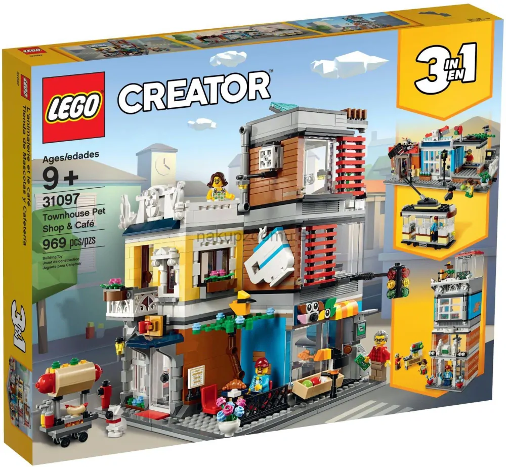 LEGO Creator 31097 Zverimex s kavárnou