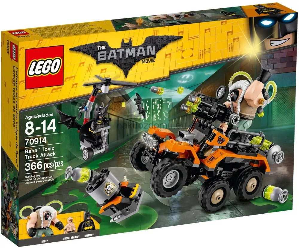 LEGO Batman Movie 70914 Bane a útok s náklaďákem plným jedů