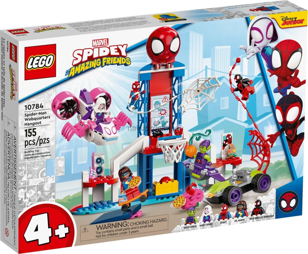 LEGO Marvel 10784 Spider-Man a pavoučí základna