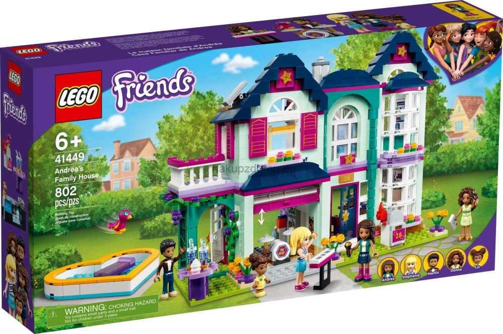 LEGO Friends 41449 Andrea a její rodinný dům