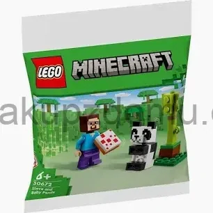 LEGO Minecraft 30672 Steve s mládětem pandy