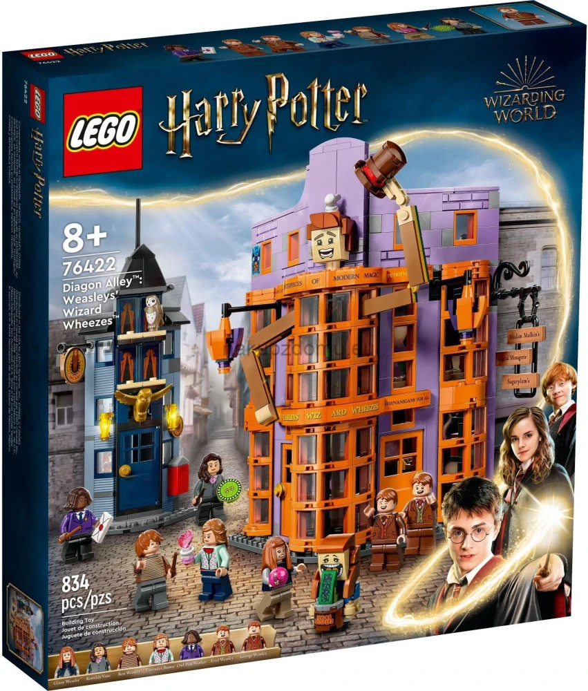 LEGO Harry Potter 76422 Příčná ulice: Kratochvilné kouzelnické kejkle