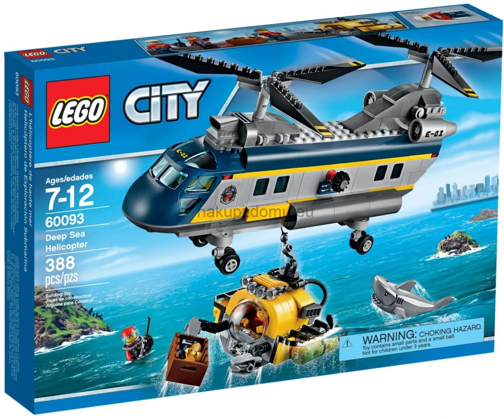 LEGO City 60093 Vrtulník pro hlubinný mořský výzkum