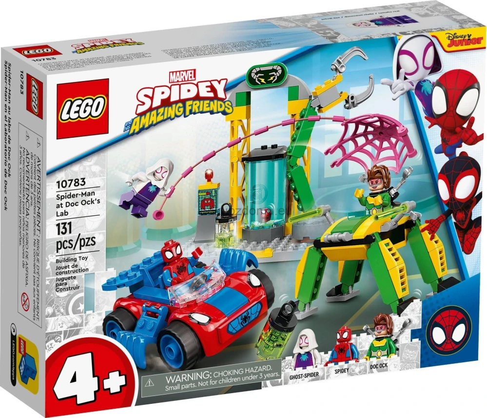 LEGO Marvel 10783 Spider-Man v laboratoři Doc Ocka