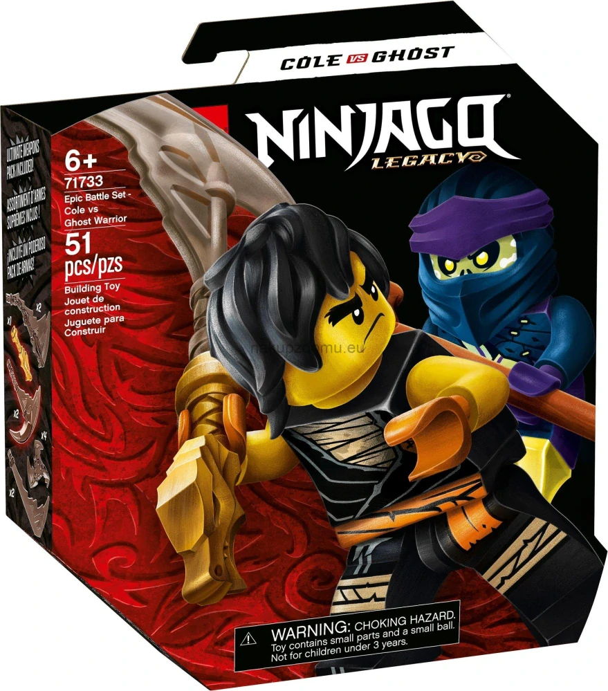 LEGO Ninjago 71733 Epický souboj Cole vs. přízračný válečník