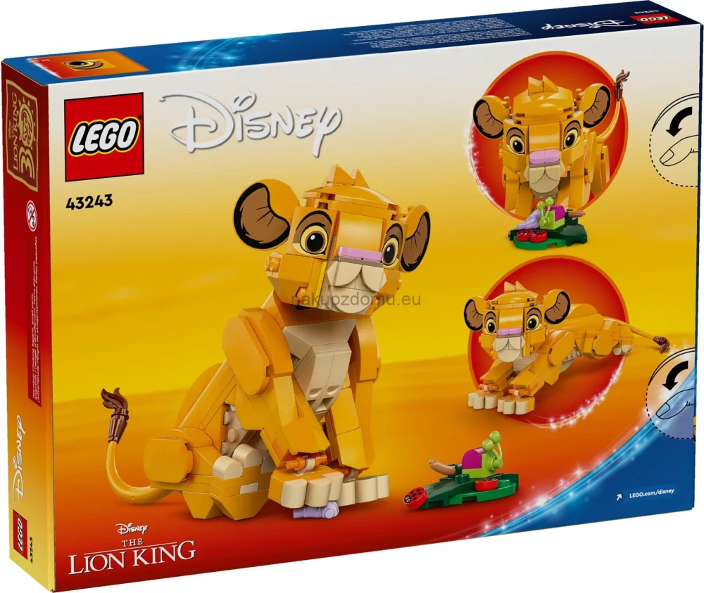 LEGO Disney 43243 Lvíče Simba ze Lvího krále